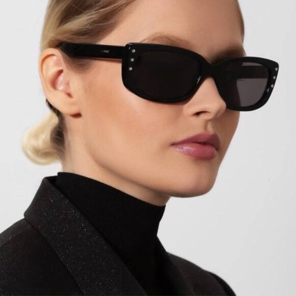 Celine 🕶️ New Celine CL40072I 25N White/Grey Sunglasses Size ONE SIZE - 3 Thumbnail