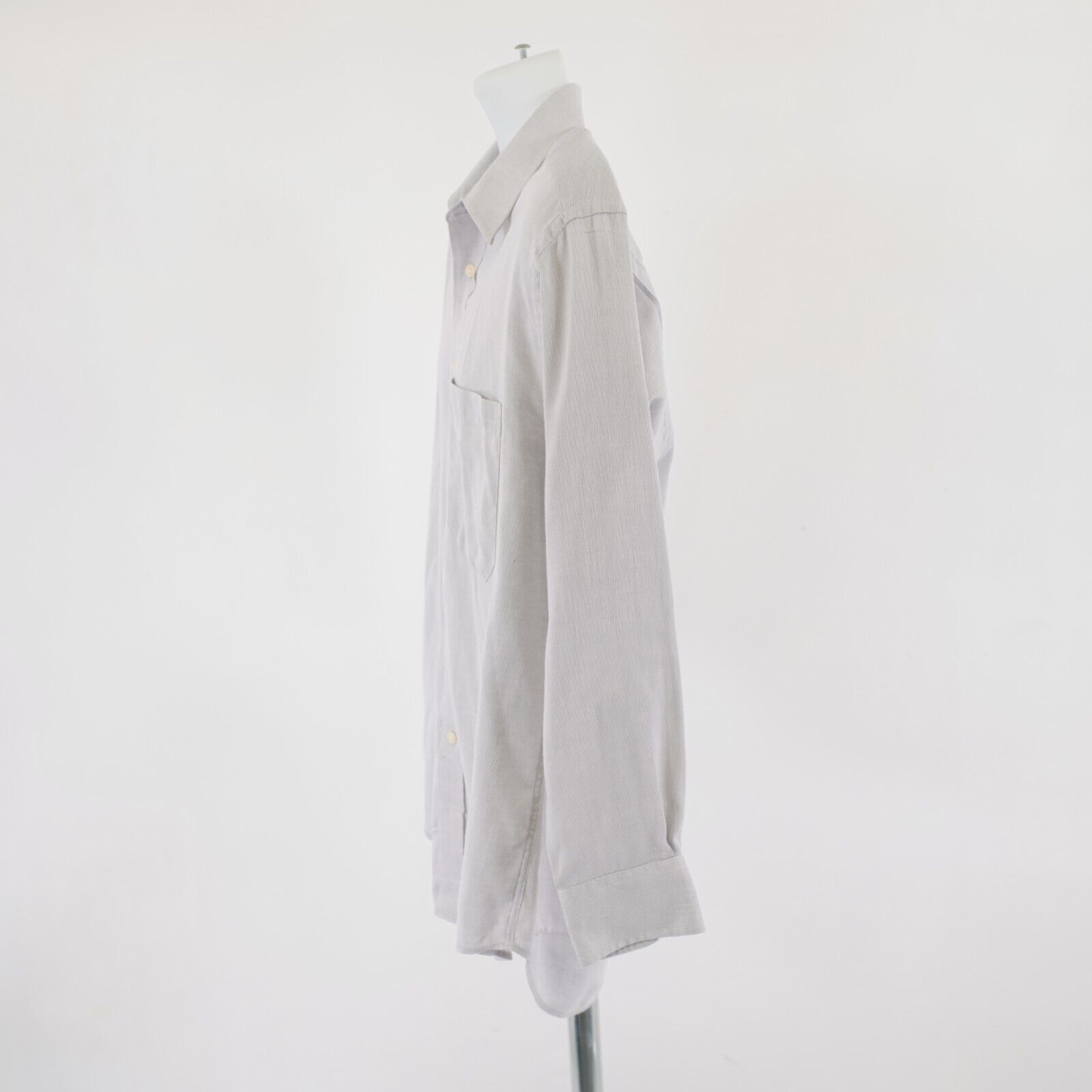 Givenchy Monsieur Givenchy 16.5 32/33 Gray Collared Dress Shirt Pocke Size US L / EU 52-54 / 3 - 6 Thumbnail