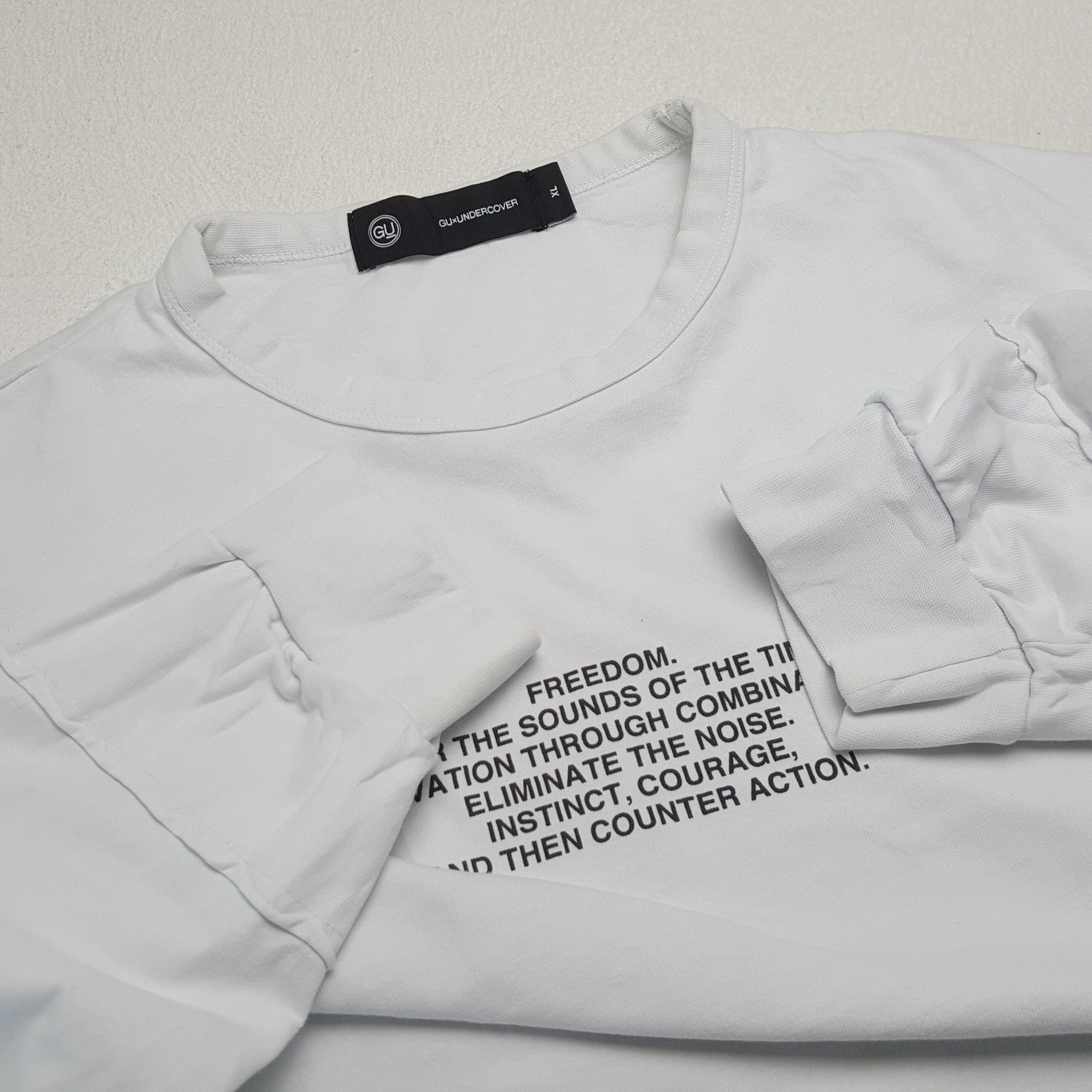 GU × Undercover × Vintage GU x UNDERCOVER Japanese Brand Streetwear Style Tshirt Size US XL / EU 56 / 4 - 9 Thumbnail