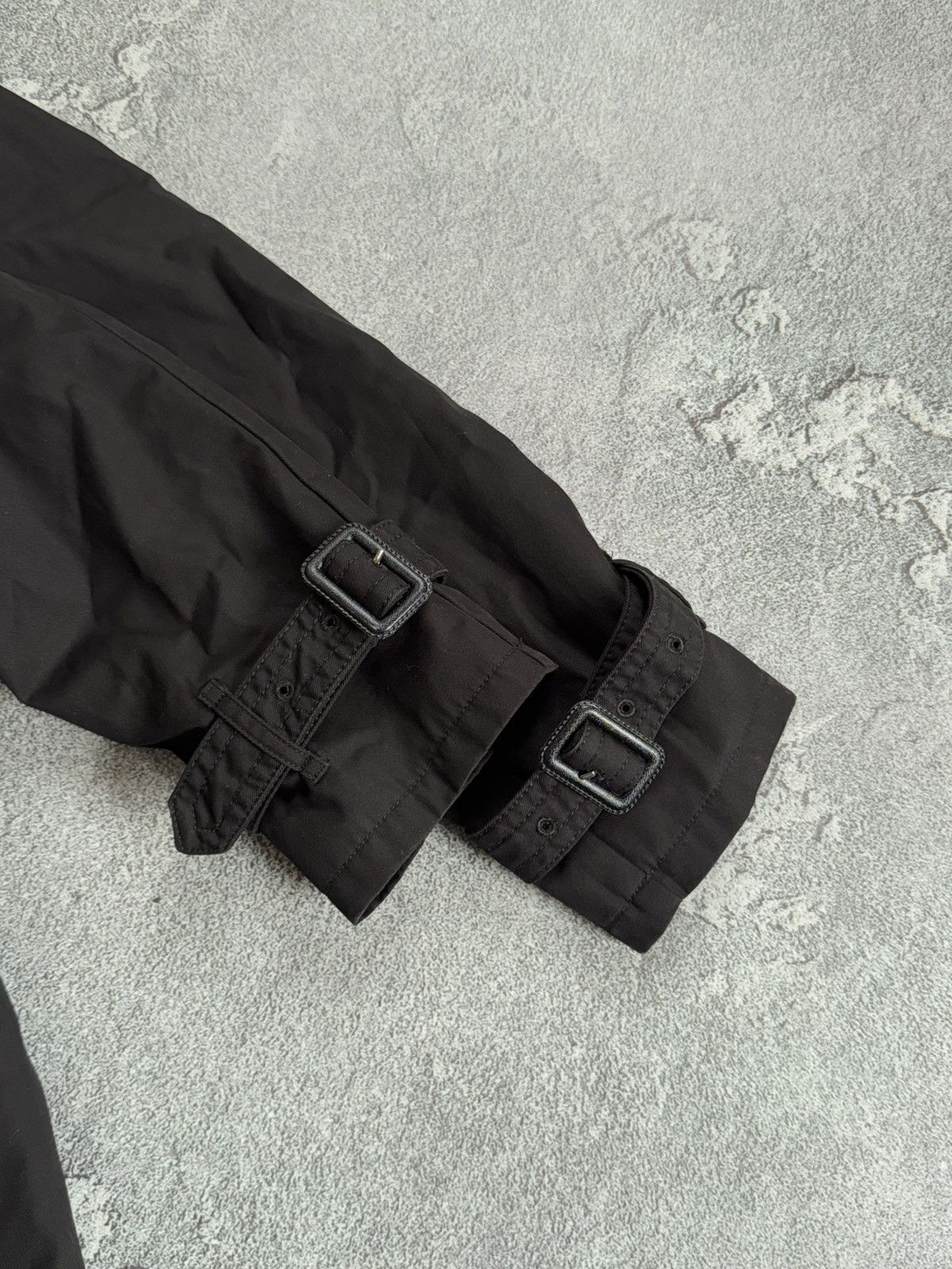 Burberry × Burberry Prorsum Burberry London L black double breasted trench coat jacket Size L / US 10 / IT 46 - 18 Thumbnail