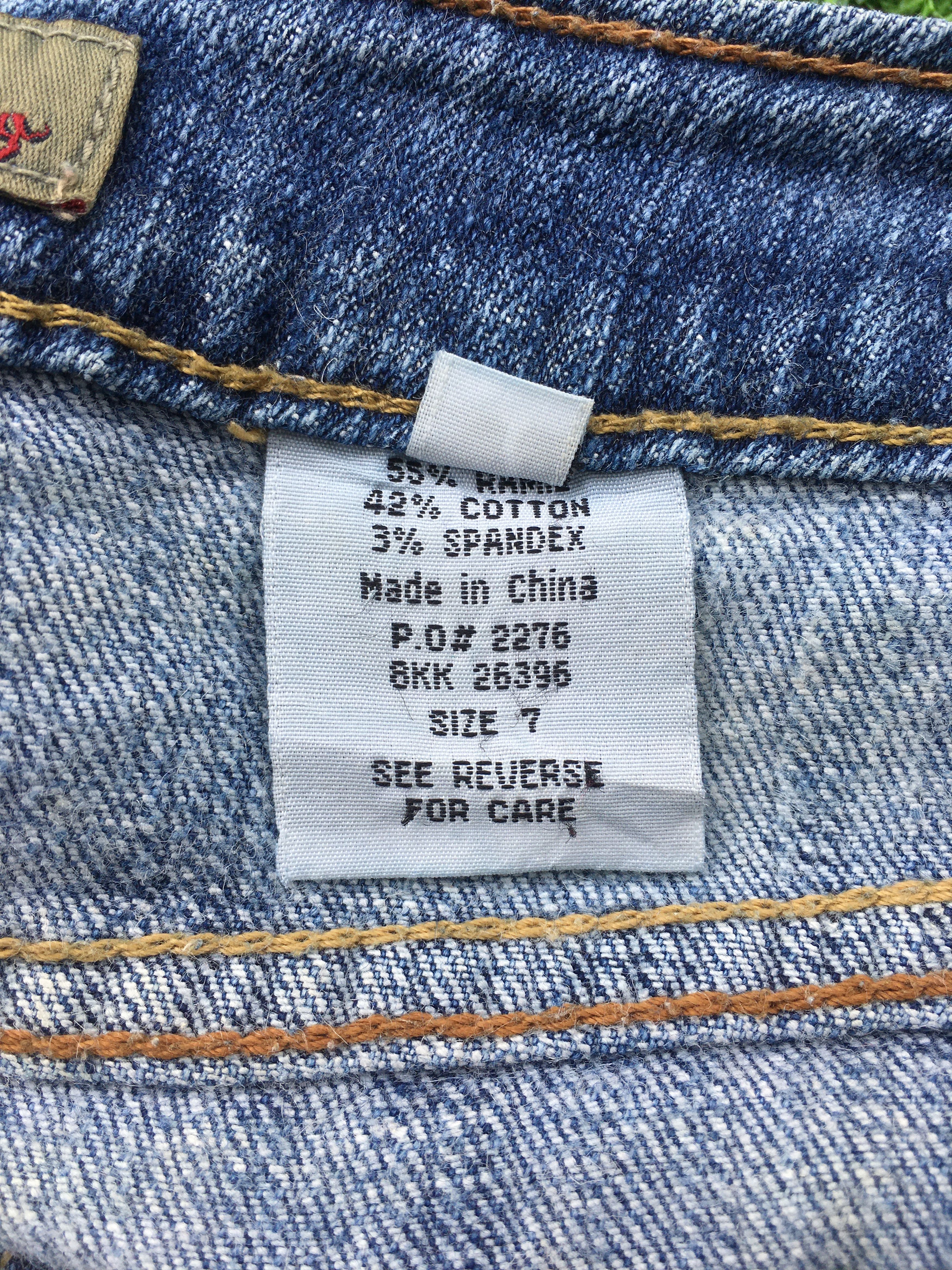 Japanese Brand Paris Blues Low Rise Bootcut Jeans D-979 Size 28" / US 6 / IT 42 - 11 Thumbnail