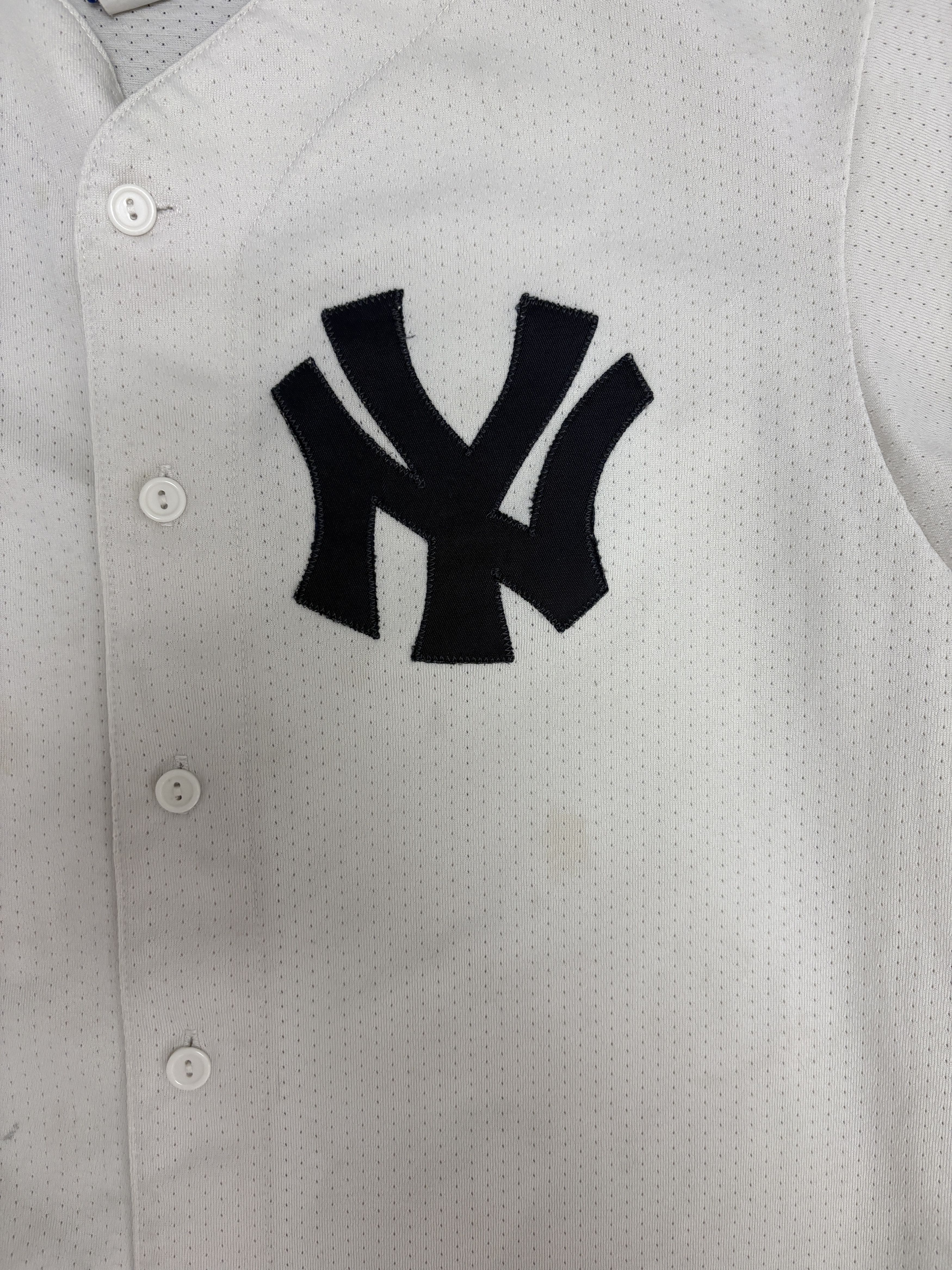 Majestic New York Yankees Vintage White Baseball Jersey Size US L / EU 52-54 / 3 - 2 Thumbnail