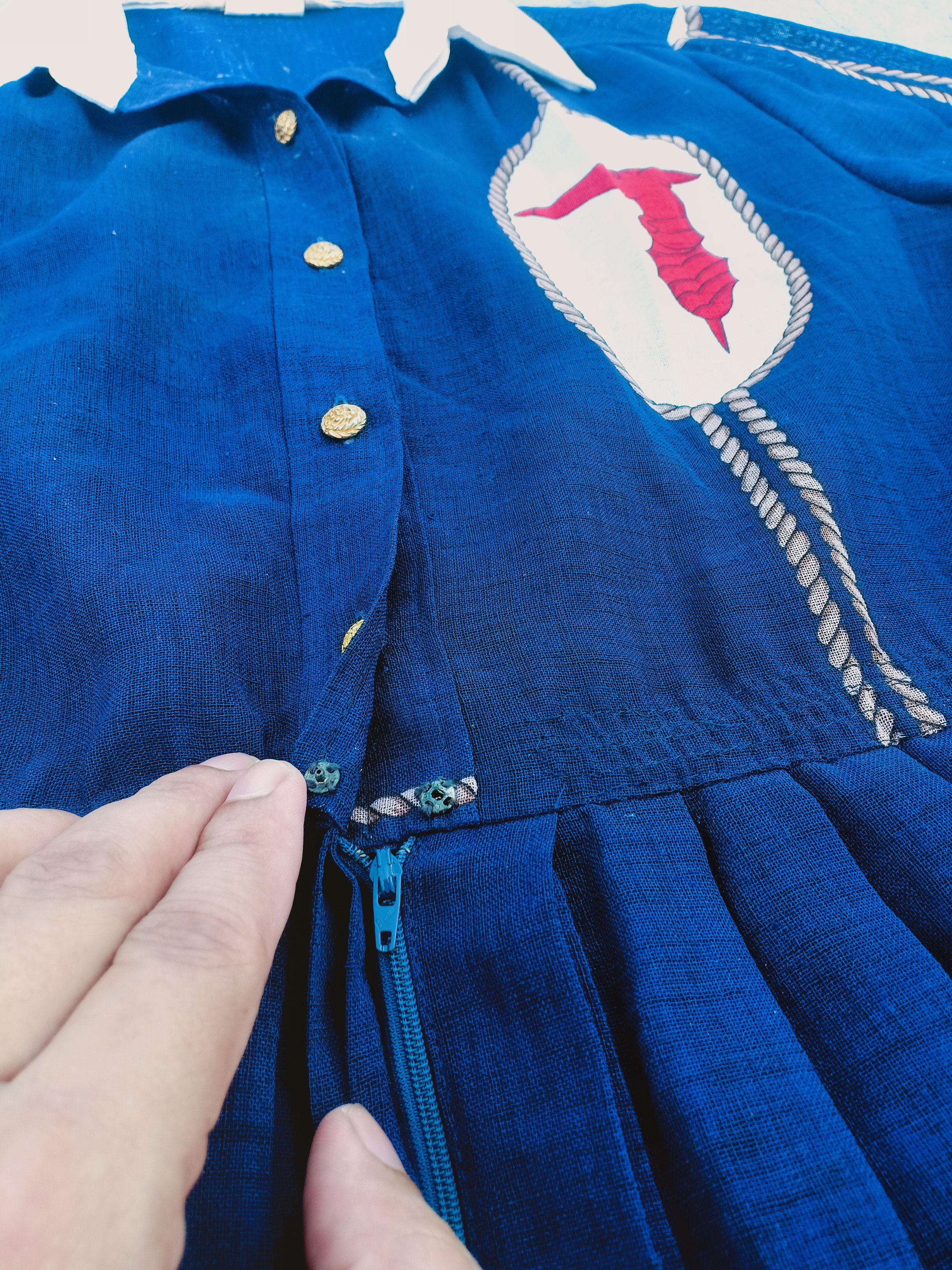 Designer × Trussardi × Vintage Trussardi logo dress Size S / US 4 / IT 40 - 3 Thumbnail