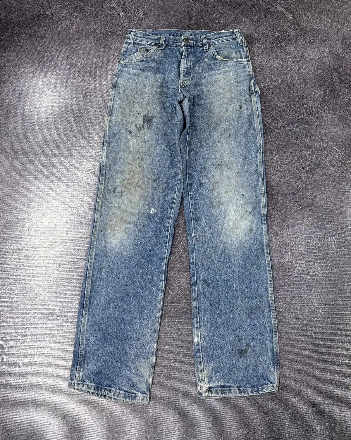 Dickies × Vintage Vintage Dickies Y2K Faded Blue Work Hype Denim Jeans Size US 32 / EU 48 - 2 Thumbnail