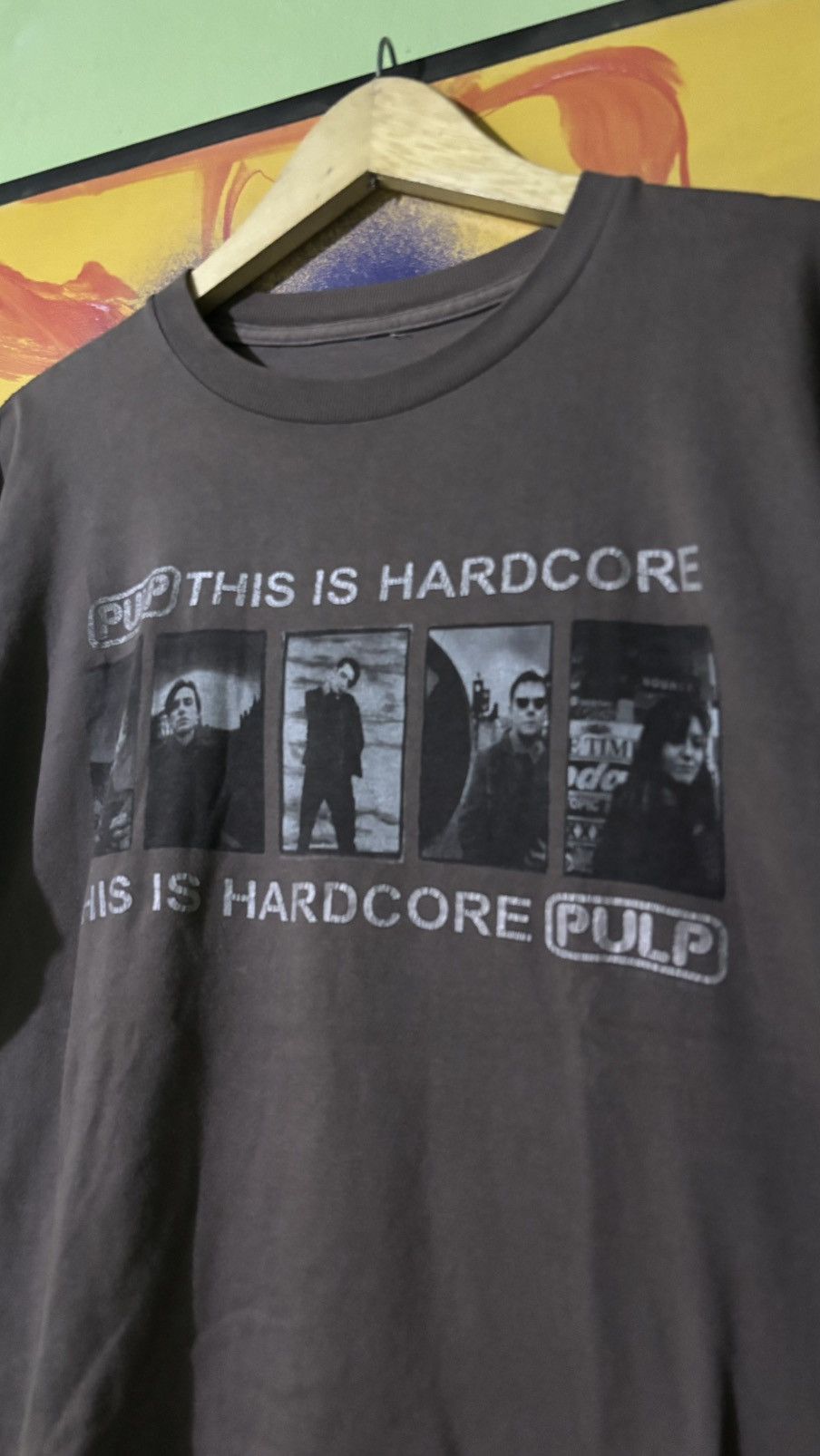 Band Tees Vintage Pulp This is hard core tee oasis blur Size US L / EU 52-54 / 3 - 3 Thumbnail