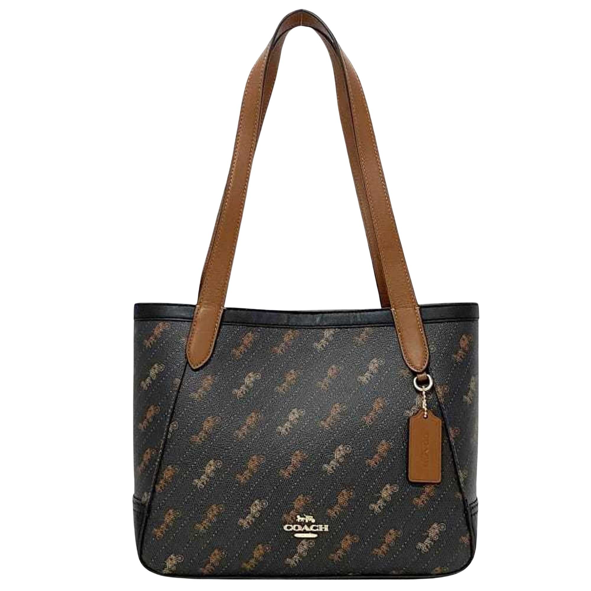image of Coach Horse And Carriage Tote in Black, Women's