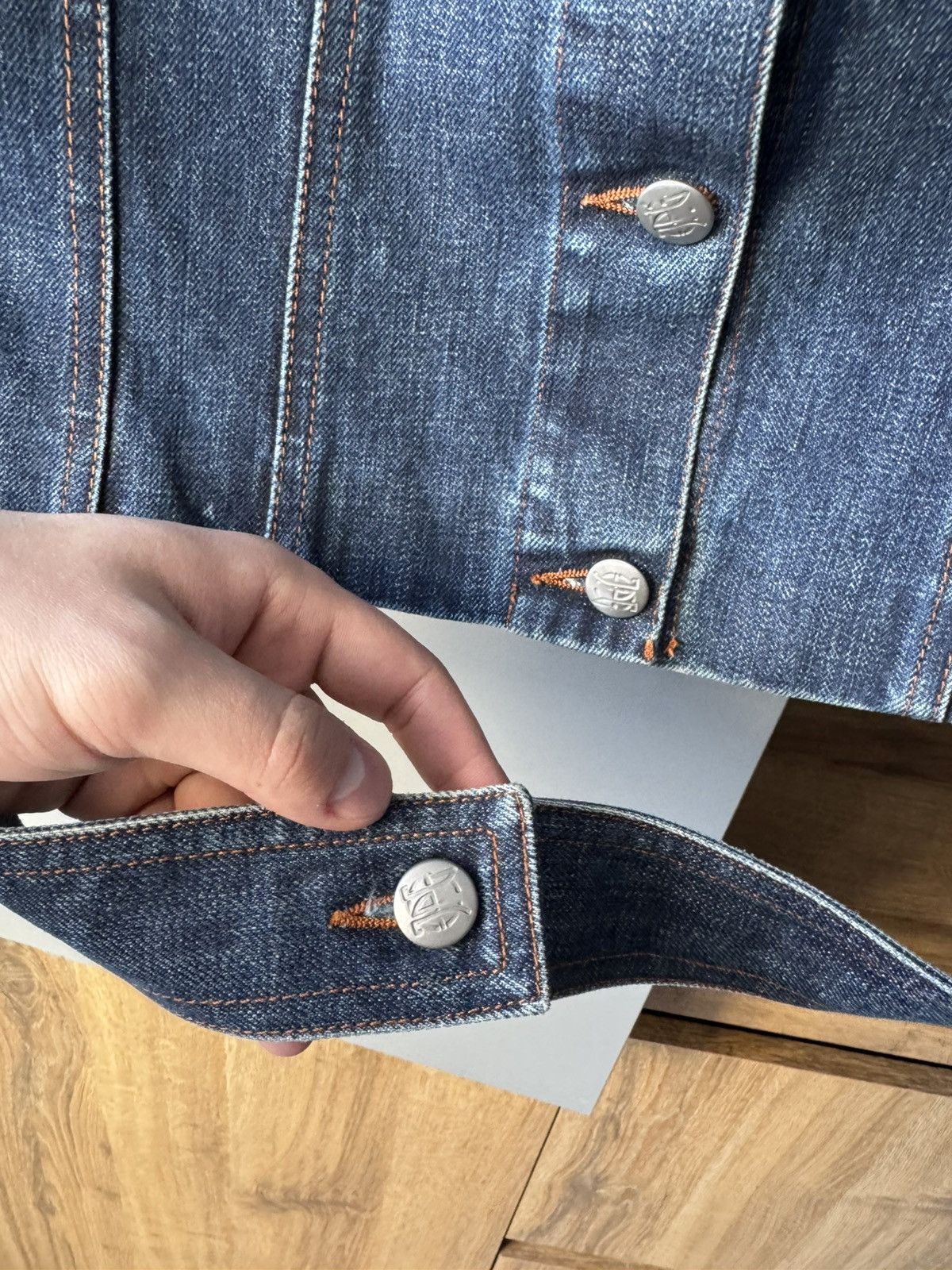 Jean Paul Gaultier Vintage 90’s JPG Gaultier Jean’s Donna Denim Jacket Size L / US 10 / IT 46 - 5 Thumbnail