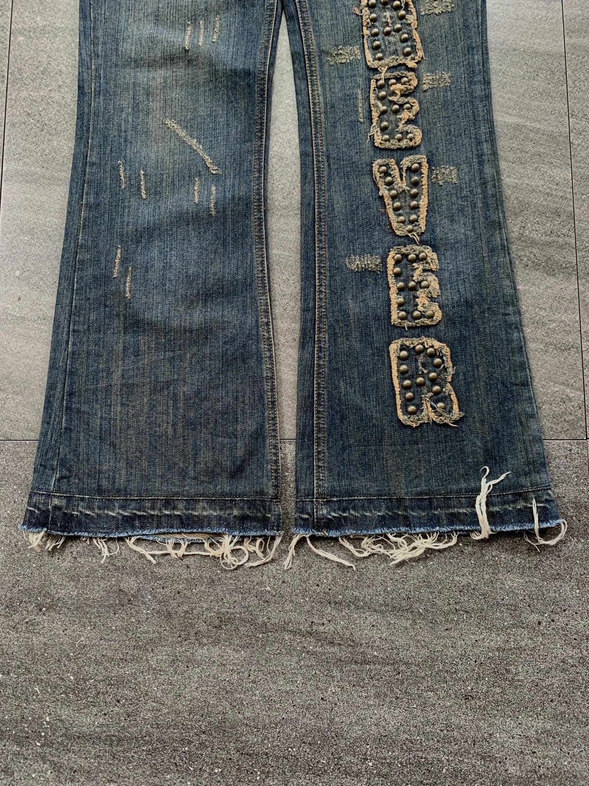 Dolce & Gabbana FREE TAX! Forever Studded Flared Denim Jeans Size US 28 / EU 44 - 6 Thumbnail