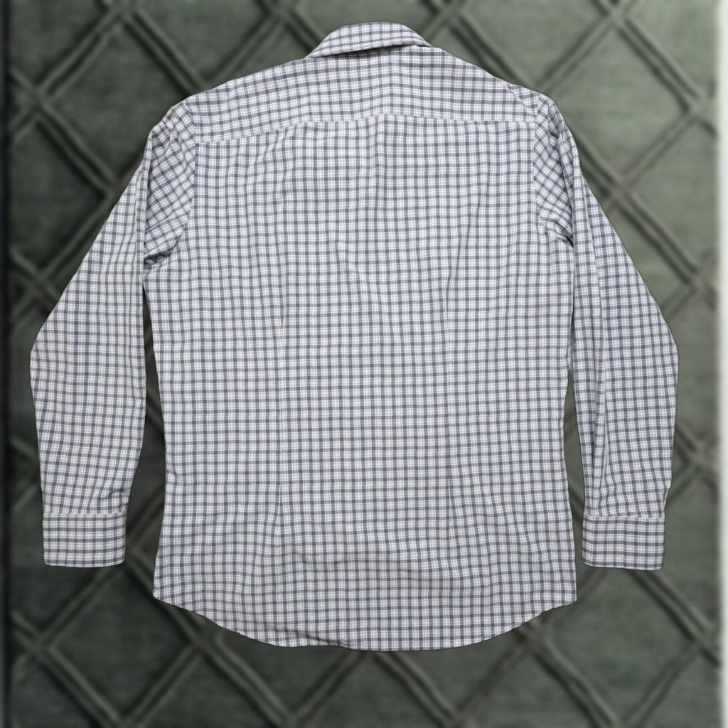 Mizzen+Main VINTAGE Mizzen + Main Shirt Mens XL Blue Plaid Button Up Stretch EUC Size US XL / EU 56 / 4 - 1 Thumbnail