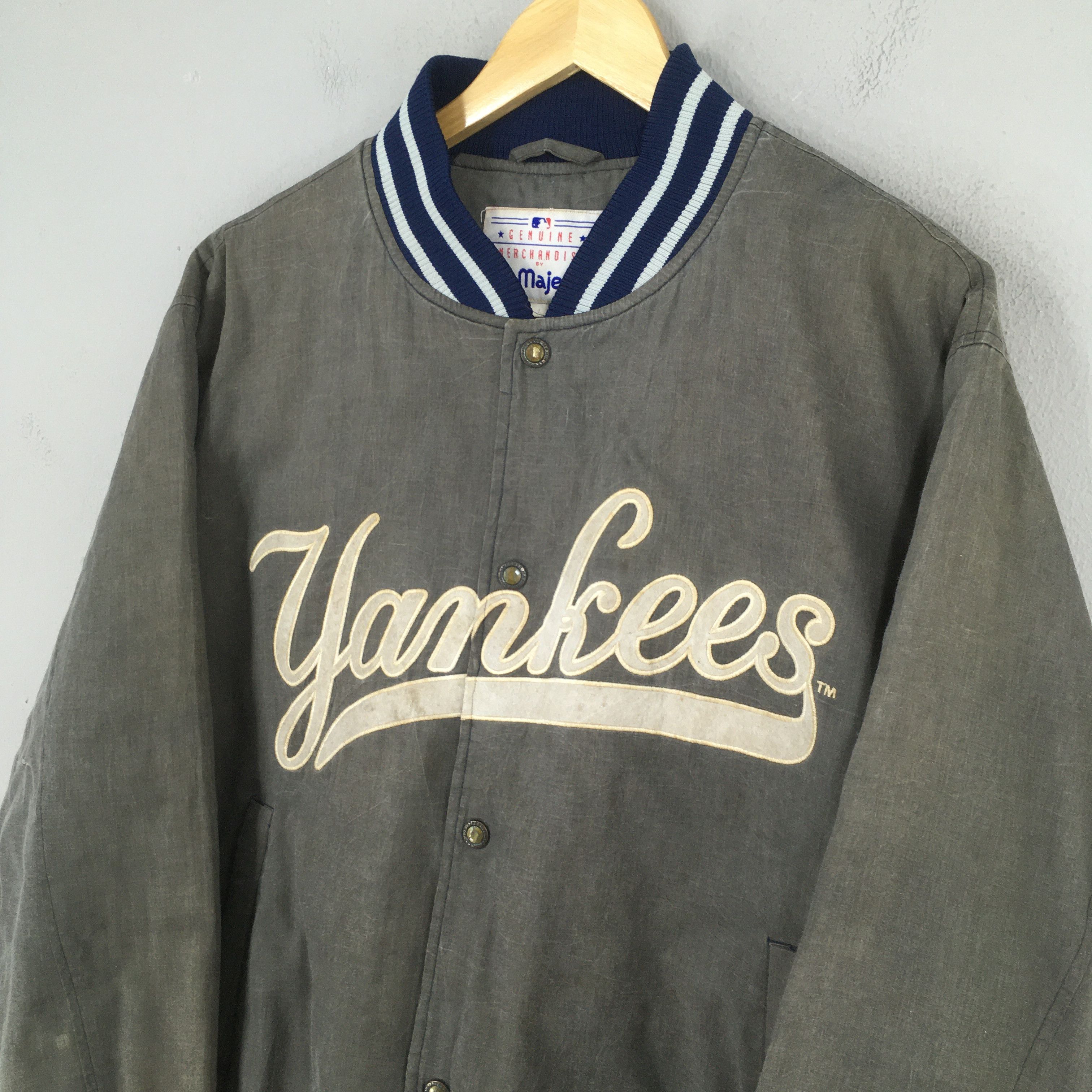 MLB Vintage New York Yankees MLB Varsity Jacket Large Size US L / EU 52-54 / 3 - 3 Thumbnail