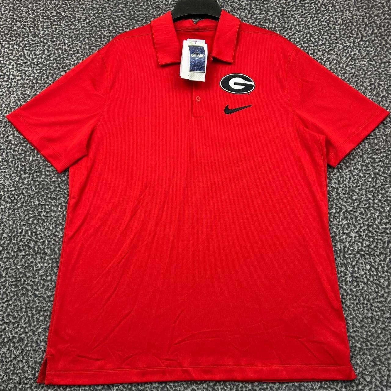 Nike Nike Dri-Fit Polo Shirt Men Red Georgia Bulldogs New L Size US L / EU 52-54 / 3 - 1 Thumbnail