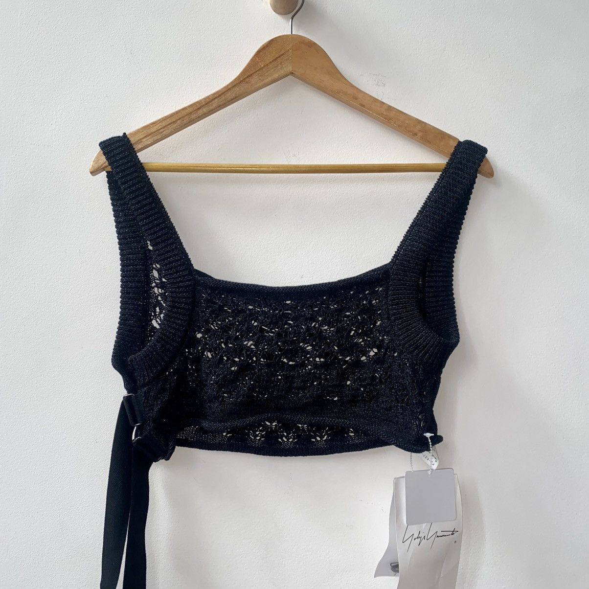 Yohji Yamamoto Yohji Yamamoto knit buckle crop tank top women’s size M / 2 Size M / US 6-8 / IT 42-44 - 4 Thumbnail