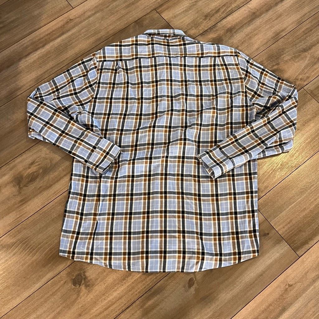 Haupt Haupt Blue Pattern Casual Buttonup Men Large Bin H-24 Size US L / EU 52-54 / 3 - 4 Thumbnail