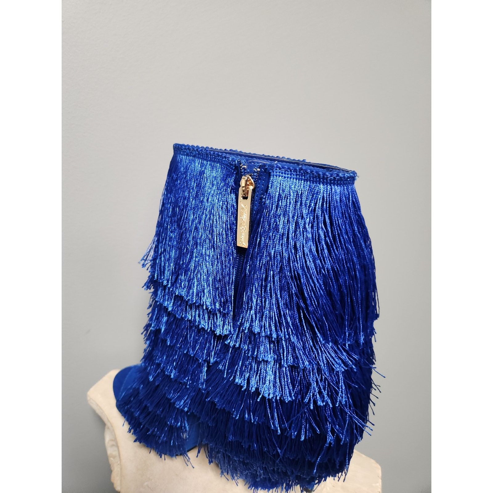 Mambo NWOT Mambo Fringe Heels in Blue 11 Size US 11 / IT 41 - 5 Thumbnail