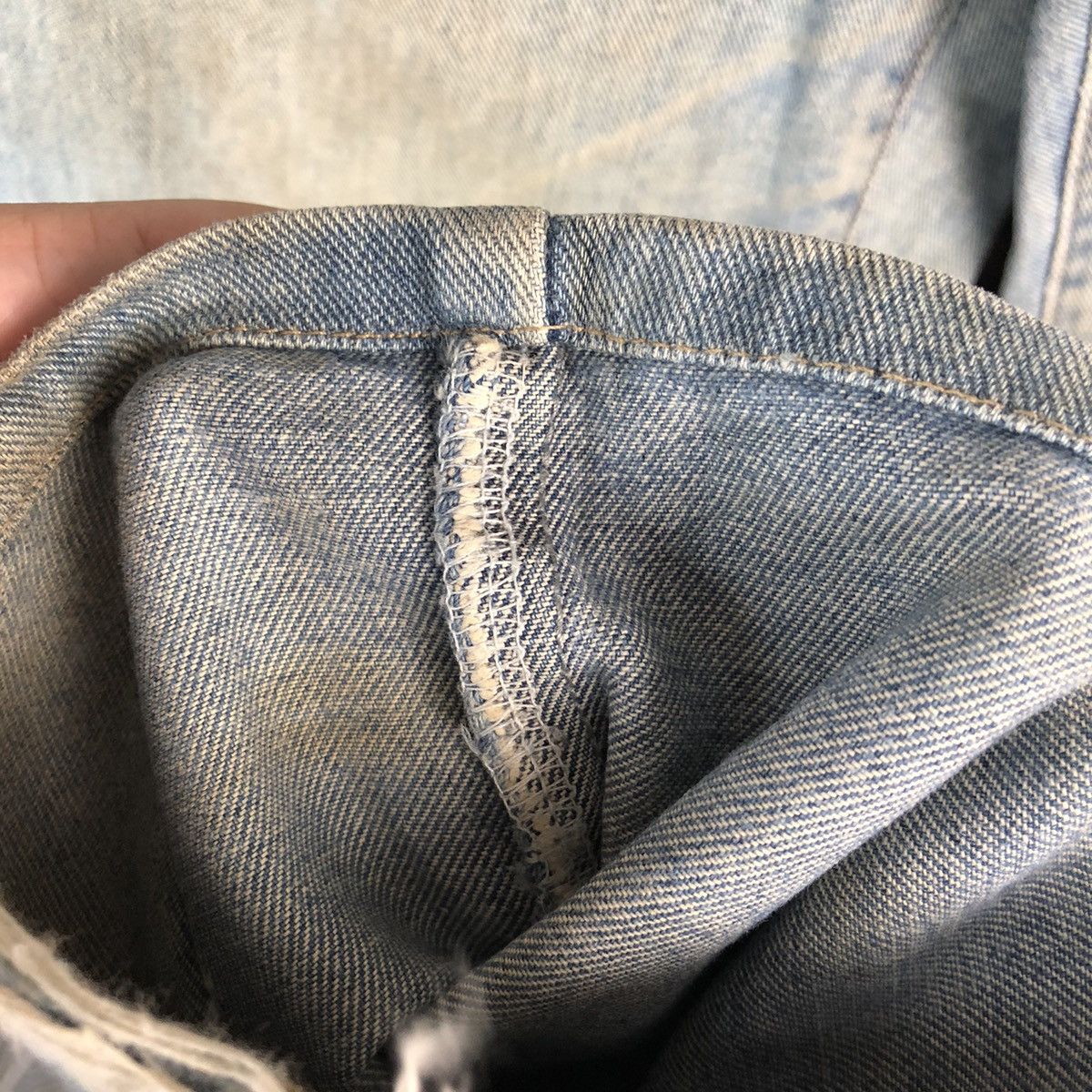 Japanese Brand DL BobSon Vintage faded ripped Blue Denim Pants #C207 Size US 30 / EU 46 - 10 Thumbnail