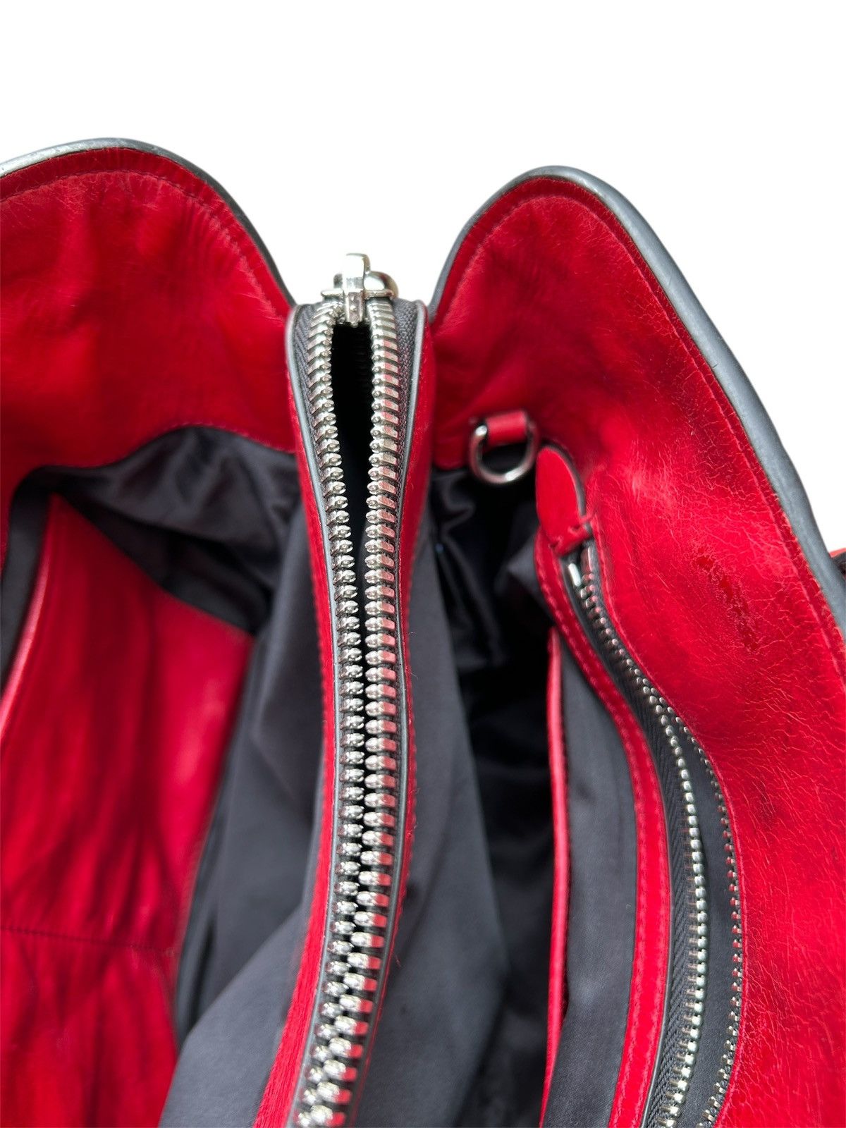 Miu Miu Miu Miu Leather Handbag Red Size ONE SIZE - 8 Thumbnail