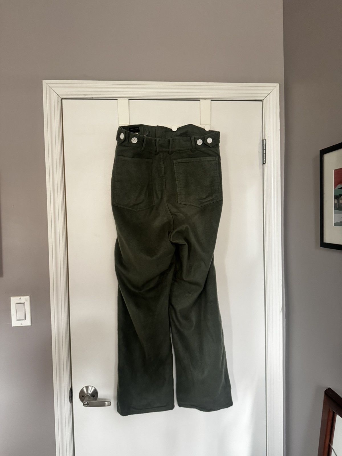 Comme des Garcons Homme Plus Comme des Garçons Homme + Trousers adjustable Baggy Design Size US 32 / EU 48 - 2 Thumbnail