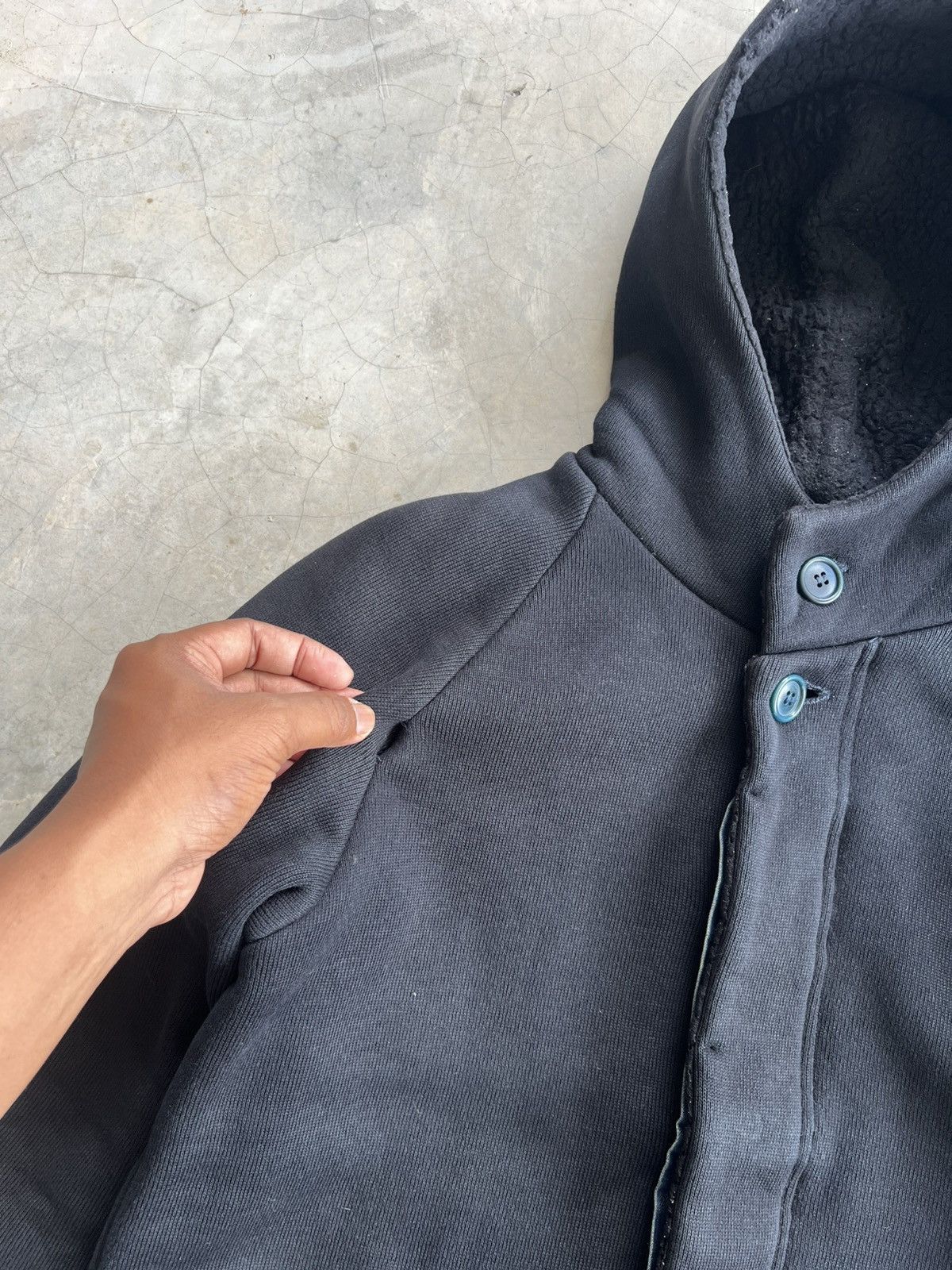 Blue Blue Japan VINTAGE ARCHIVE Blue Blue Japan Arigato Heavy Hoodie Jacket Size US M / EU 48-50 / 2 - 6 Thumbnail
