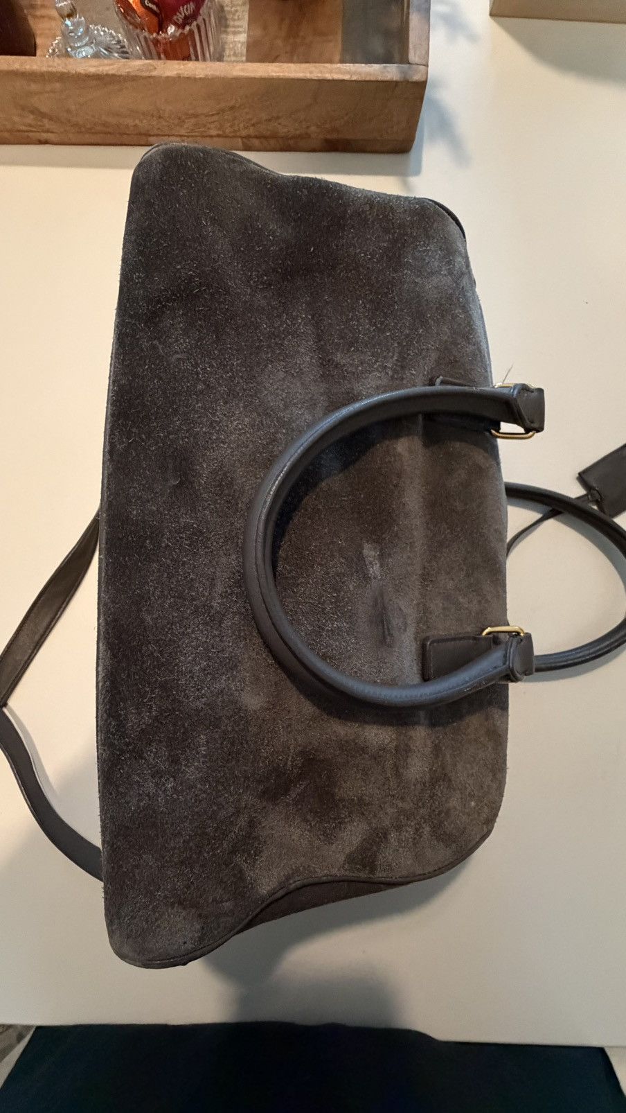 Yves Saint Laurent Saint Lauren Mini Duffle Grey Size ONE SIZE - 2 Thumbnail