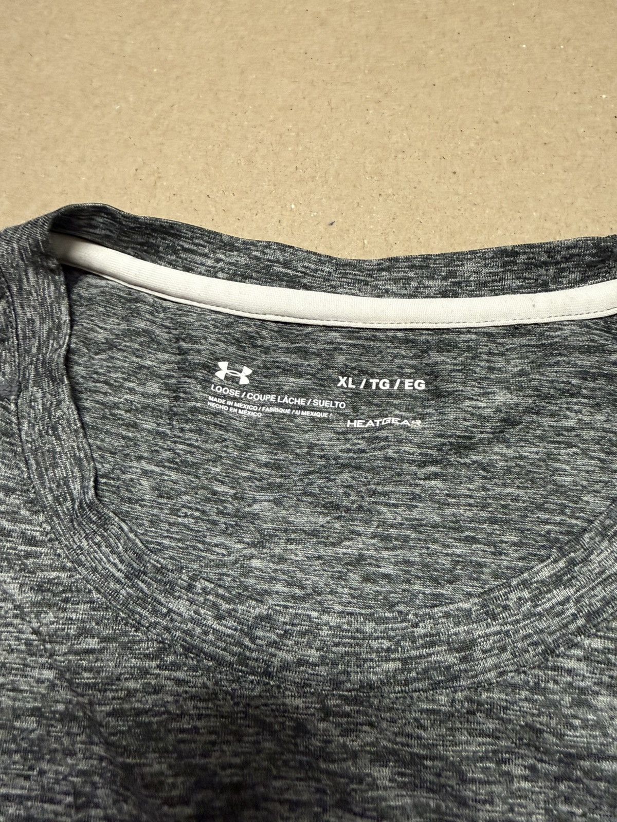 Under Armour Under Armour Heat Gear Loose Shirt Gray size XL Rare! Size US XL / EU 56 / 4 - 3 Thumbnail