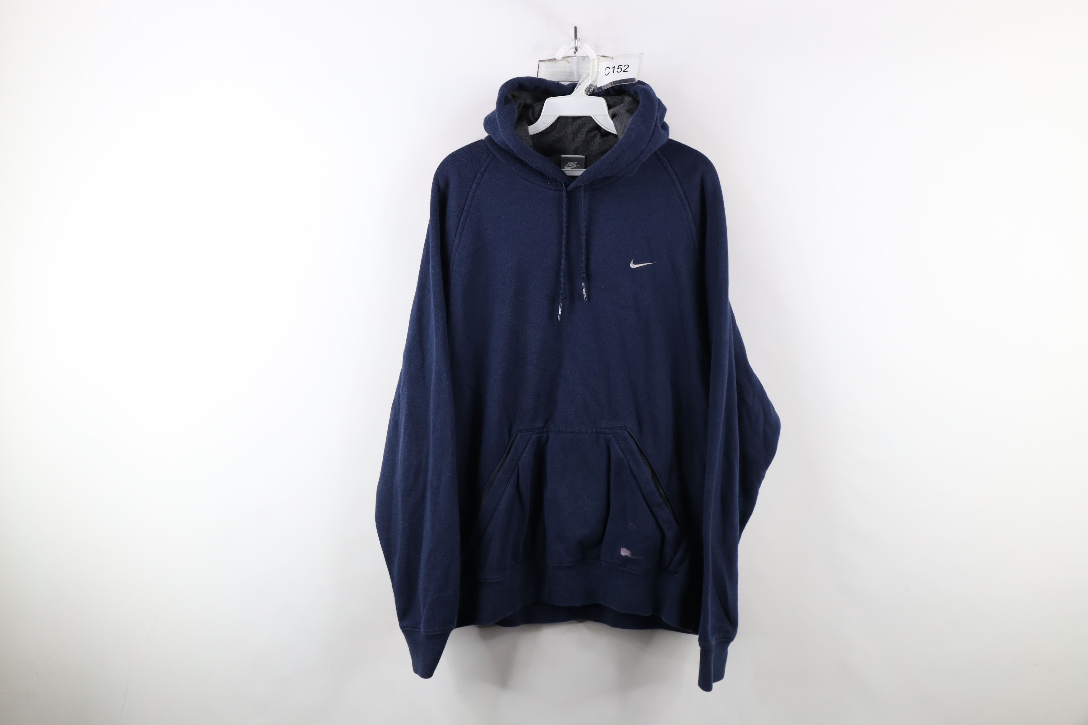 Nike × Vintage Vintage Y2K Nike Travis Scott Mini Swoosh Hoodie Sweatshirt Size US M / EU 48-50 / 2 - 1 Thumbnail