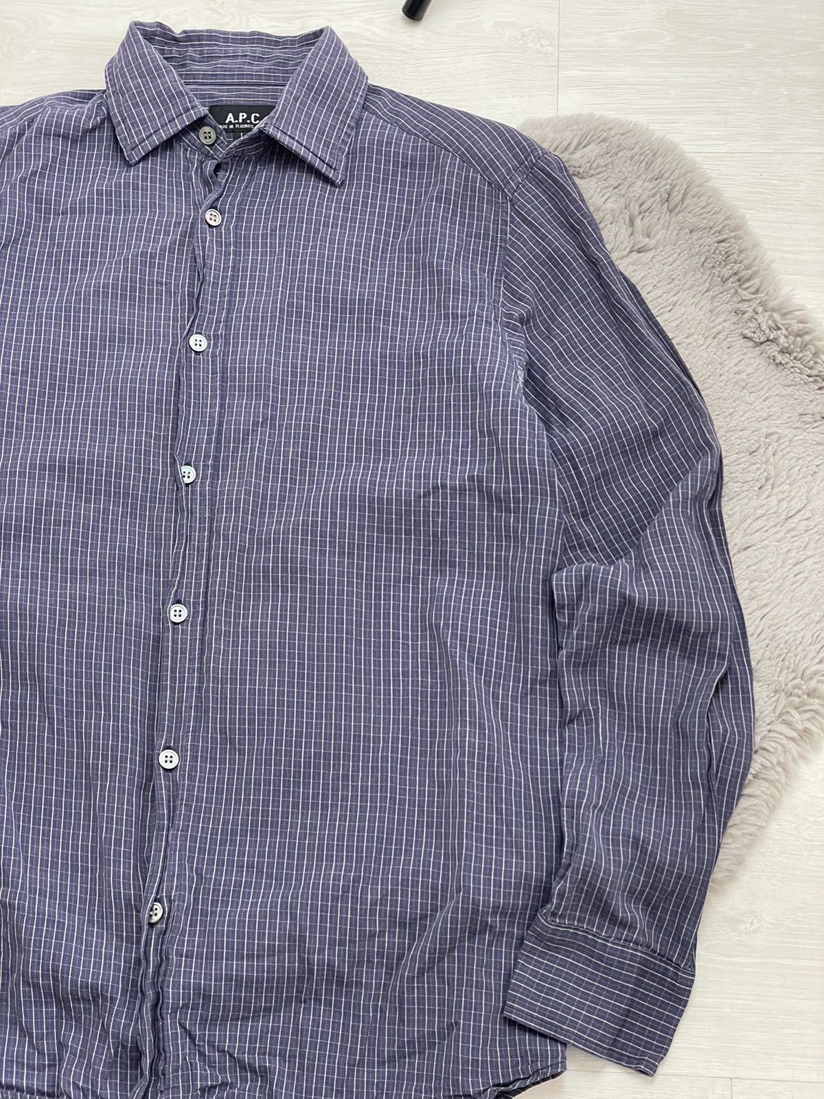 A.P.C. × Vintage A.P.C Vintage Shirt Japanese Style Luxury Brand Size US S / EU 44-46 / 1 - 4 Thumbnail