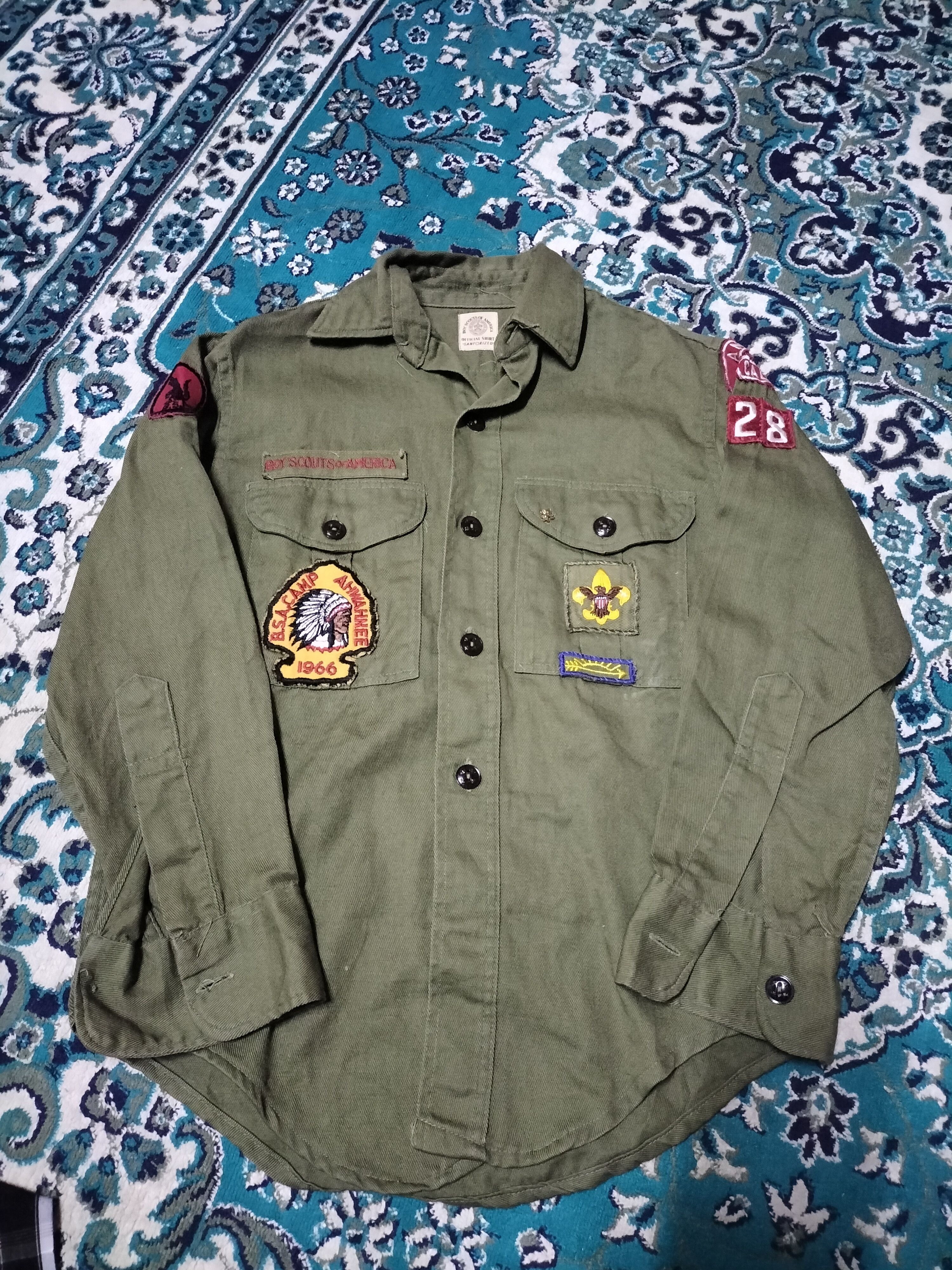 Vintage Vintage 60s Boy Scouts Of America 1966 Apache BSA Camp KIDS Size US XXS / EU 40 - 1 Thumbnail