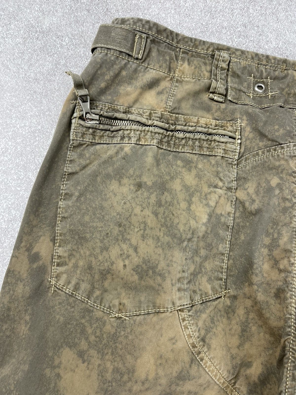 Aeronautica Militare Aeronautica Militare Custom Tie Dye Multipocket Cargo Pants Size US 33 - 16 Thumbnail