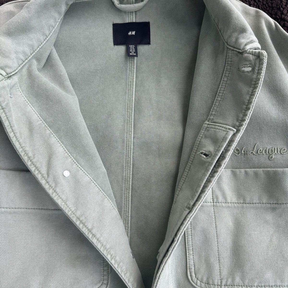 H&M H&M ‘94 League boxy twill utility chore jacket. Size US XL / EU 56 / 4 - 6 Thumbnail
