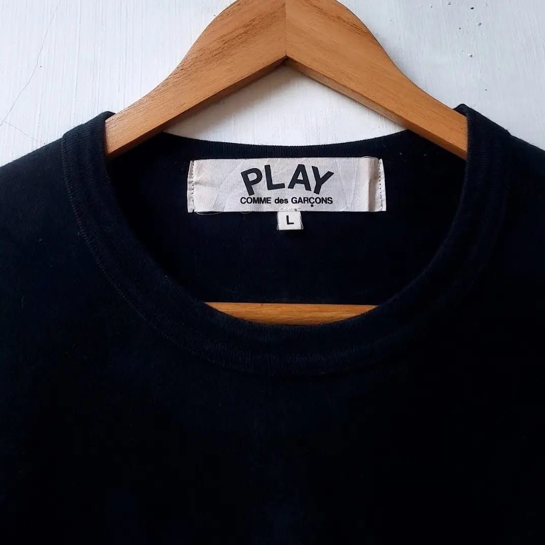 Comme des Garcons × Comme des Garcons PLAY PLAY Comme des Garcons Black Heart Long Sleeve Black Size US L / EU 52-54 / 3 - 4 Thumbnail