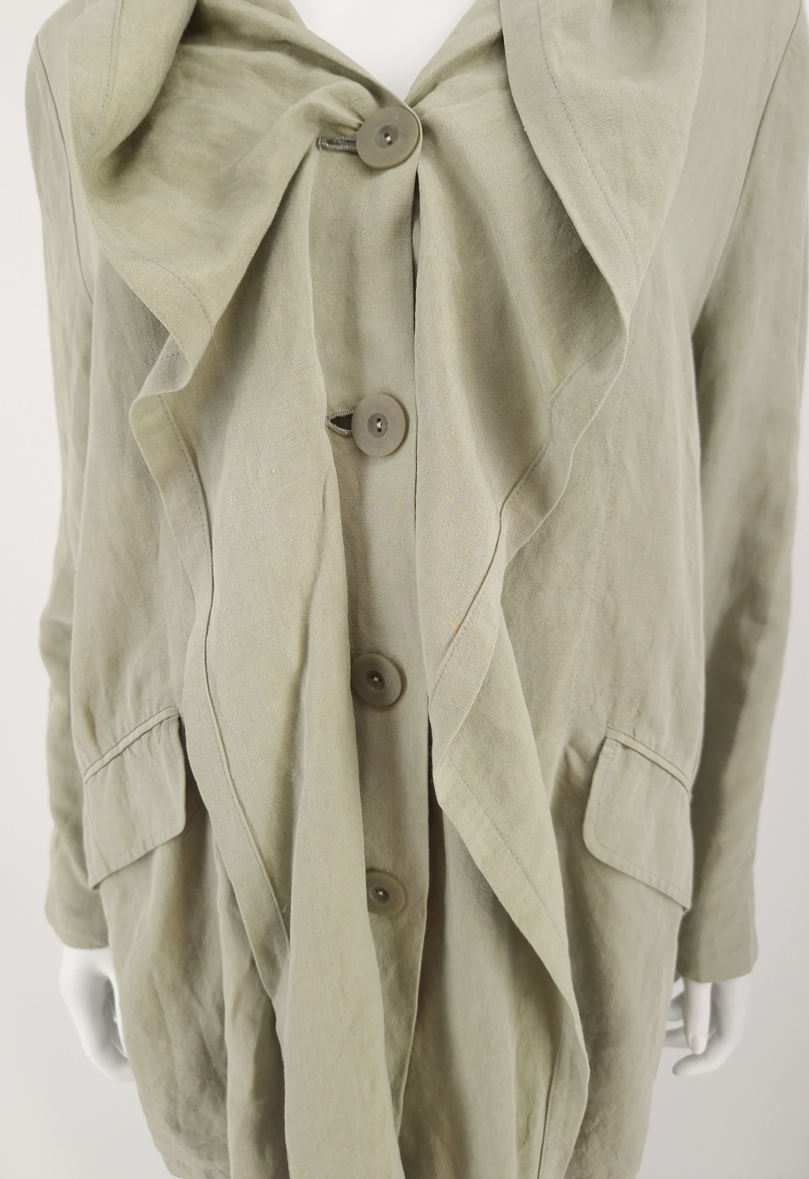 Dries Van Noten Early DVN 90s Hemp Jacket Size S / US 4 / IT 40 - 8 Thumbnail