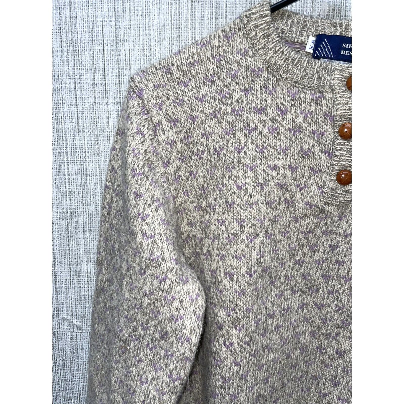Sierra Designs **VTG Sierra Designs Wool Blend Henley Sweater Womens M Gray** User: VTG Sierra Designs Wool Blend Henley Sweater M Gray Womens Size M / US 6-8 / IT 42-44 - 5 Thumbnail