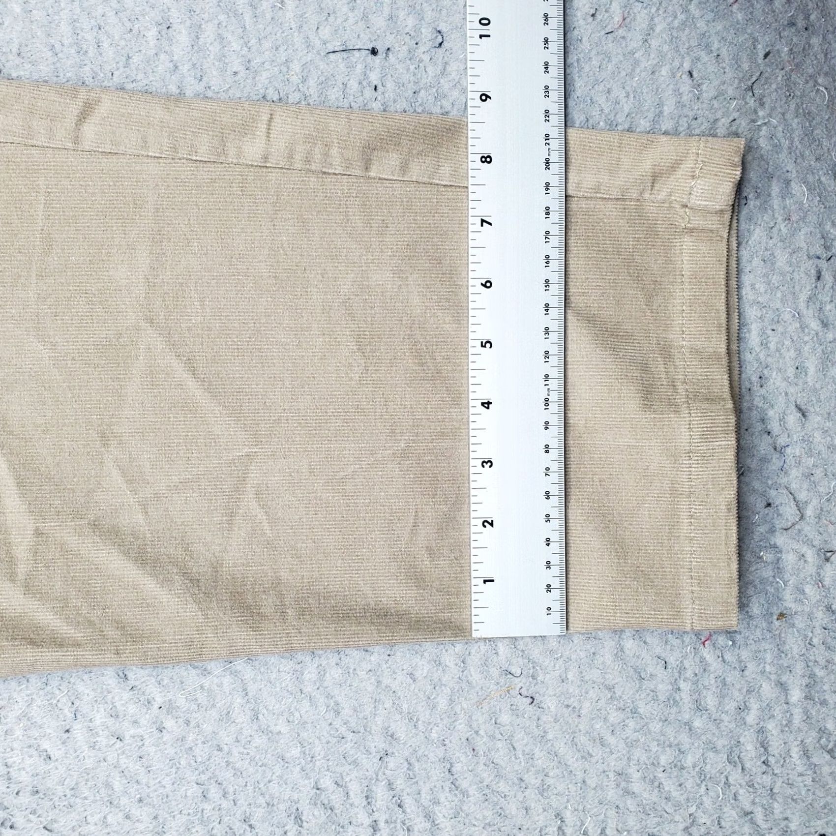 Haggar Haggar Pants Mens 42 Brown Corduroy Chino 42x30 Stretch Flex Waistband Straight Fit Size US 42 / EU 58 - 5 Thumbnail