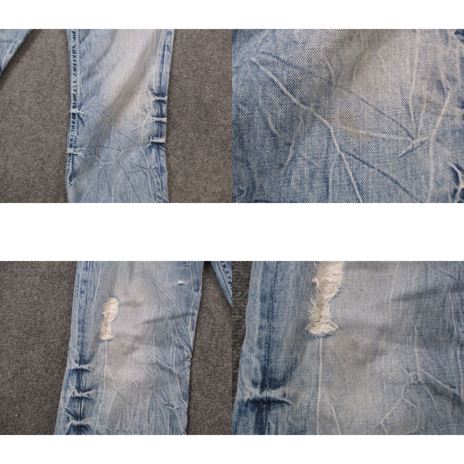Vintage BIG STAR Jeans Mens 36 Straight Distressed Blue Denim 31in Inseam Casual Buckle Previous Tag Buckle Size US 36 / EU 52 - 10 Thumbnail