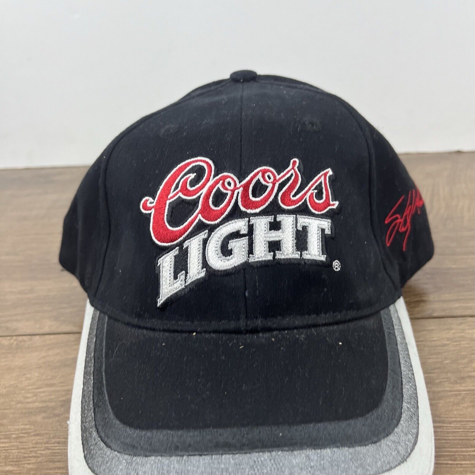 Other Sterling Martin 40 Hat NASCAR Coors Light Hat Adjustable Bla Size ONE SIZE - 6 Thumbnail