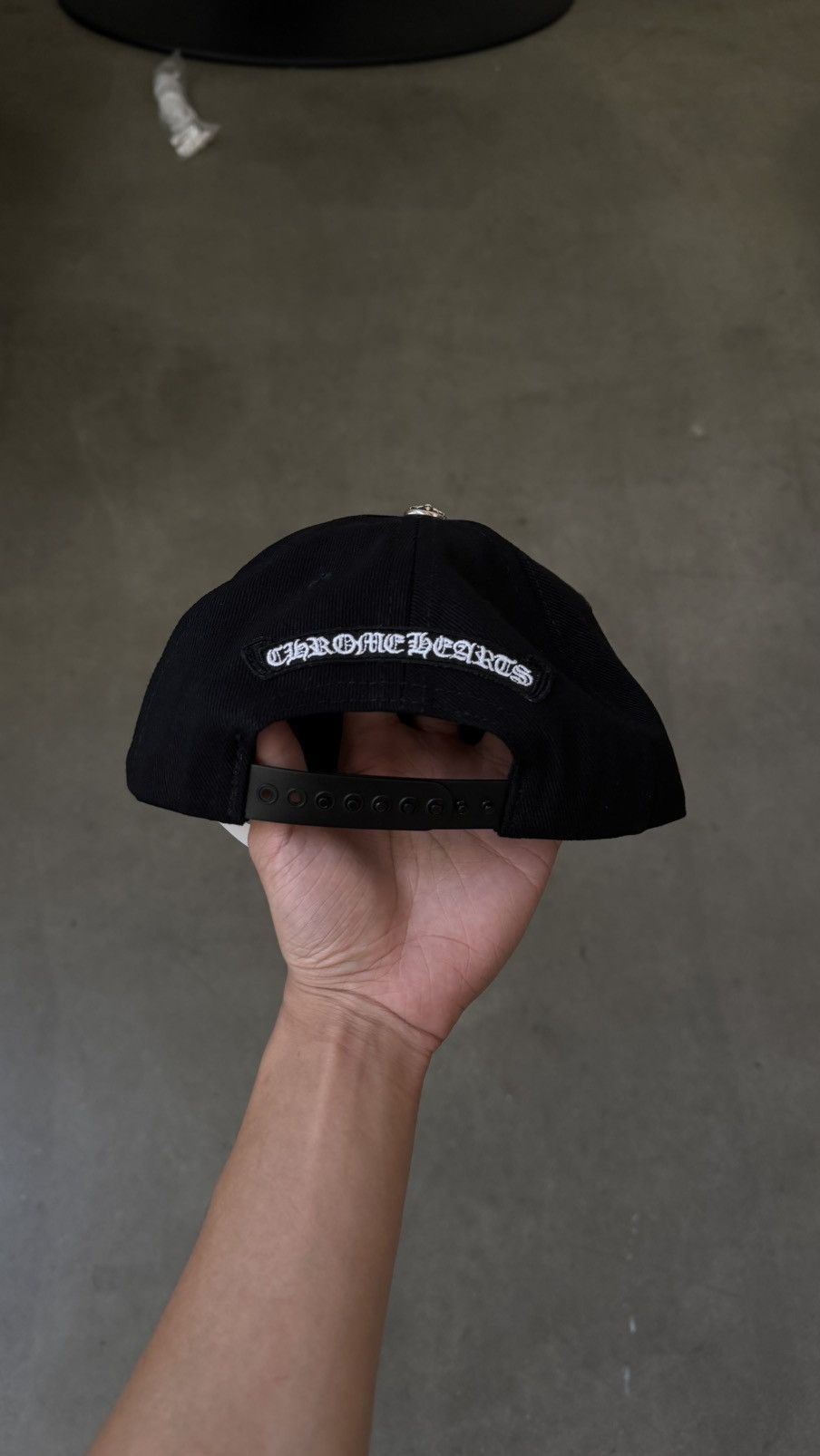 Chrome Hearts Chrome Hearts Horseshoe Cross Baseball Hat Size ONE SIZE - 2 Thumbnail