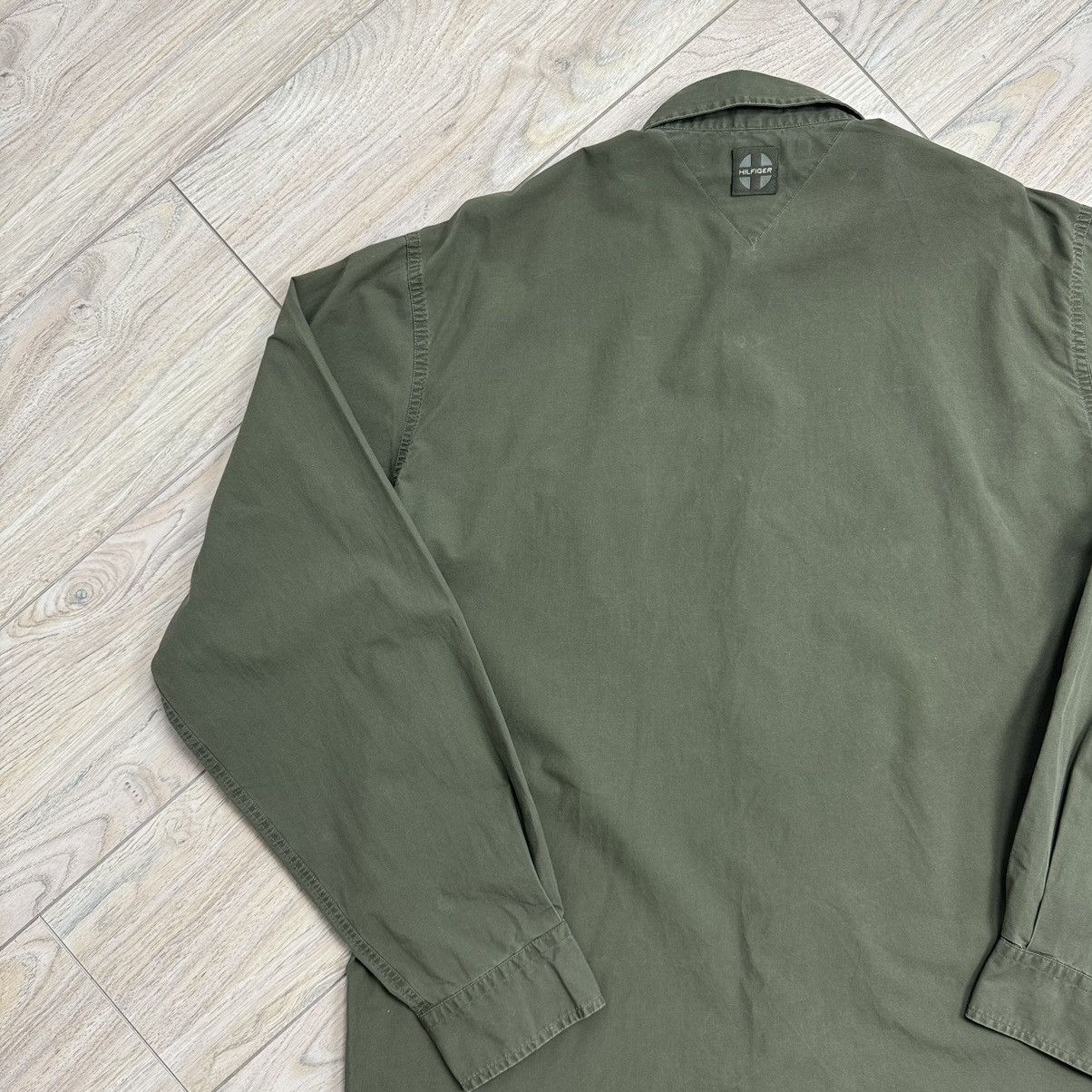 Polo Ralph Lauren Vintage Tommy Hilfiger Y2K Military Tactical Olive Shirt Size US M / EU 48-50 / 2 - 13 Thumbnail