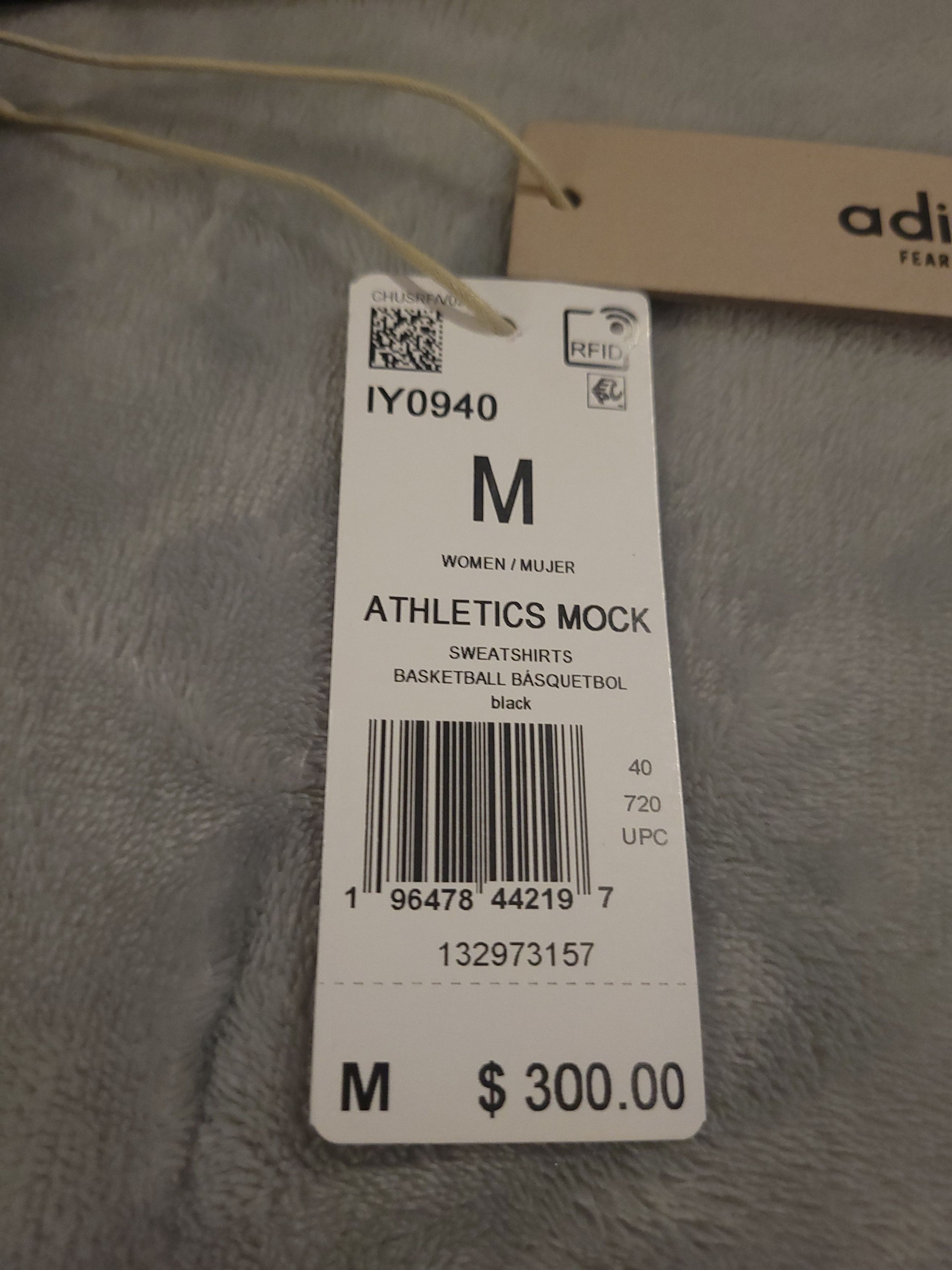 Fear of God FOG Athletics x Adidas Mock Sweatshirt- Women's Sz Med -BNWT Size M / US 6-8 / IT 42-44 - 13 Thumbnail