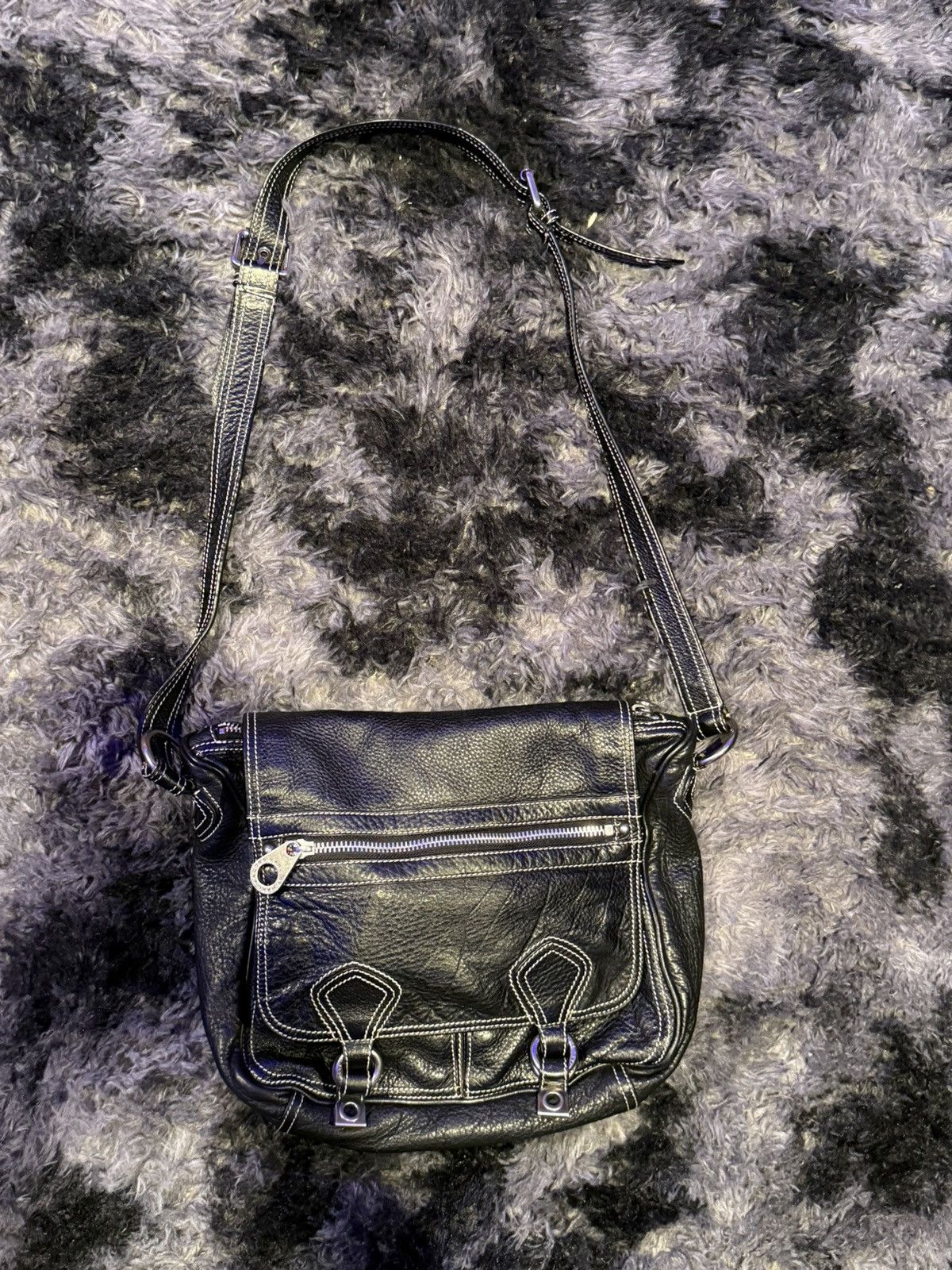 Marc by Marc Jacobs Marc by Marc Jacobs Black Leather Crossbody Bag Size ONE SIZE - 1 Thumbnail
