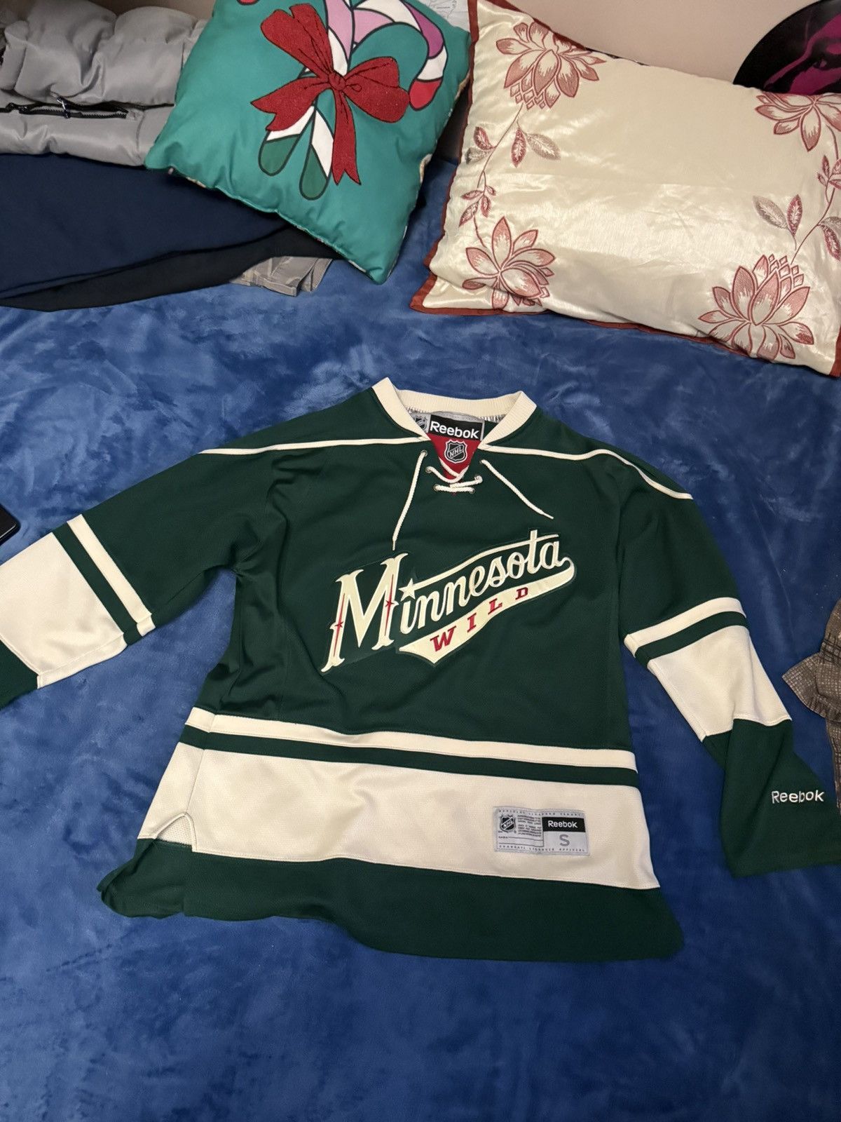 Reebok Minnesota wild vintage jersery Size US S / EU 44-46 / 1 - 2 Thumbnail