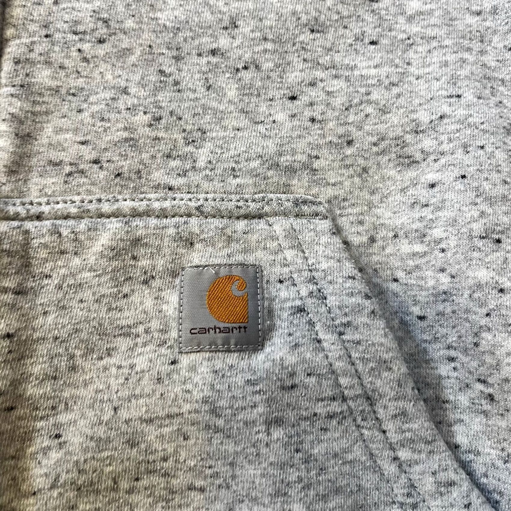 Carhartt Carhartt Hoodie Women Small Gray Full Zip Relaxed Sweatshirt Size S / US 4 / IT 40 - 2 Thumbnail