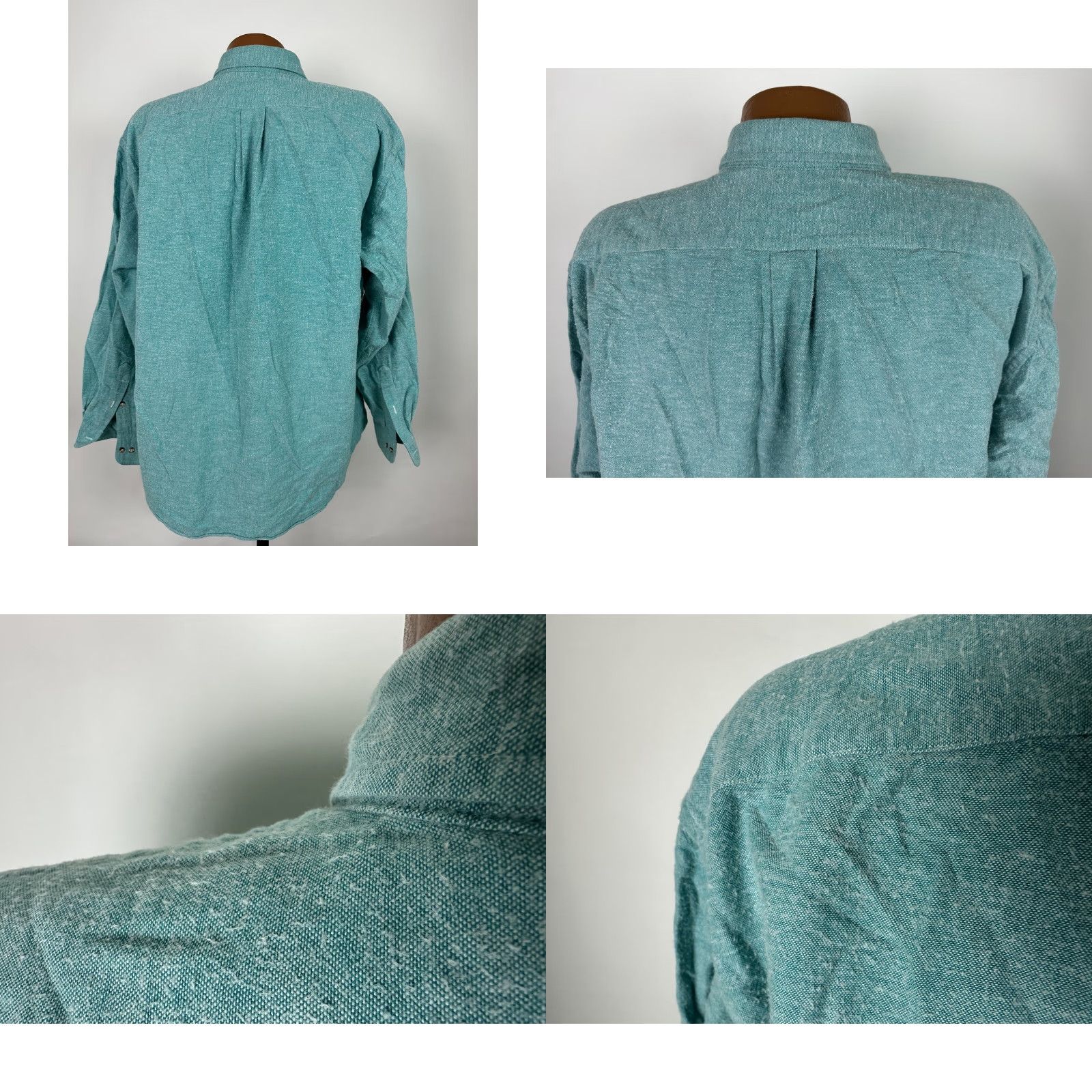 Lands' End VINTAGE Lands' End Flannel Shirt Men XL Blue Pilling Outdoors Cotton Made in USA Shirt Mens XL Blue Flannel Outdoors Vintage Lands' End Size US XL / EU 56 / 4 - 8 Thumbnail
