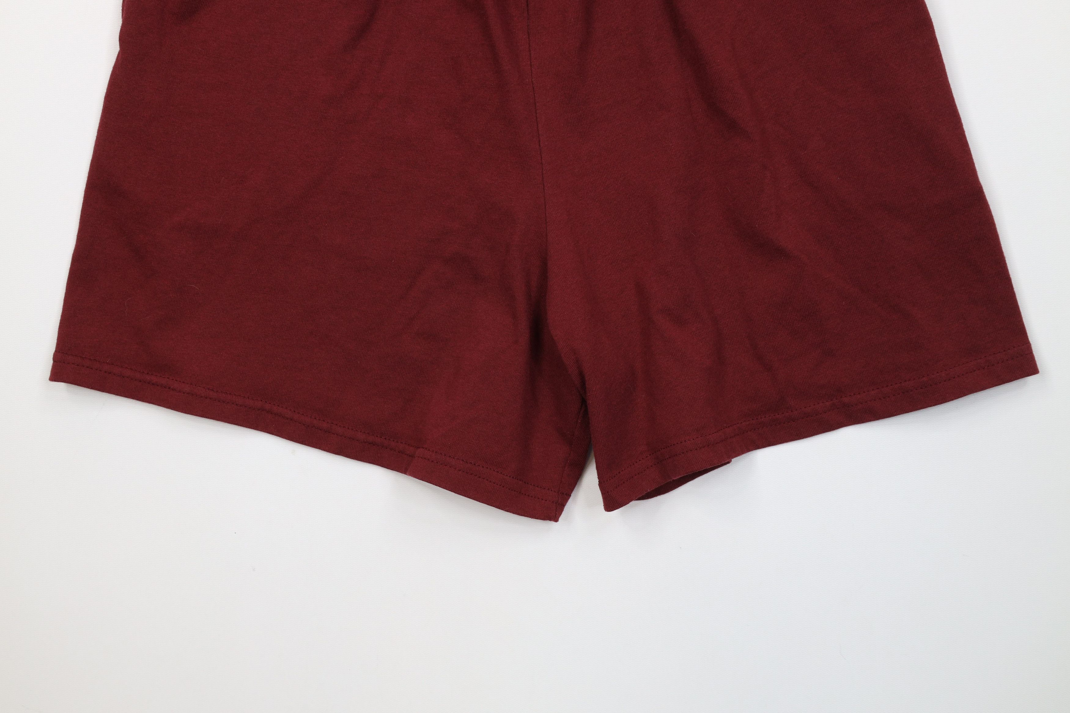 Vintage Vintage 90s Streetwear Above Knee Shorts Red Cotton USA Size US 34 / EU 50 - 4 Thumbnail