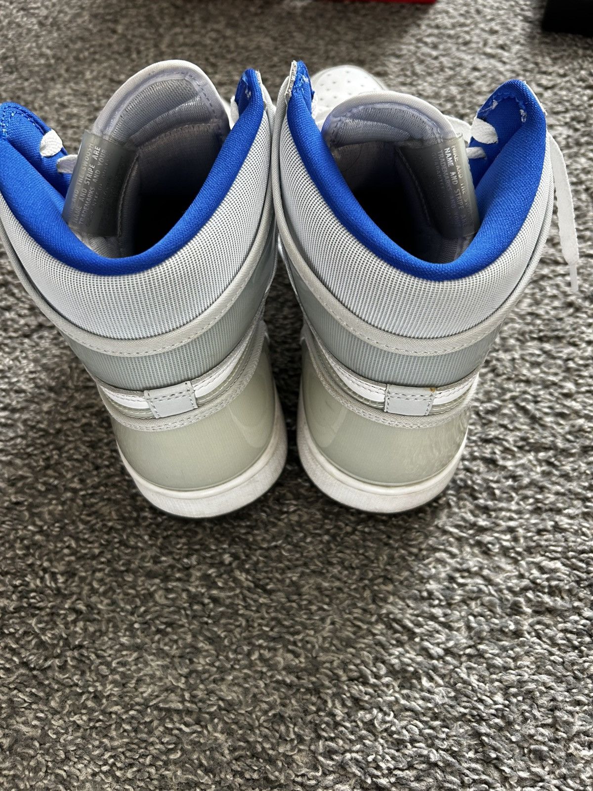 Jordan Brand × Nike Jordan 1 Zoom White Racer Blue Size US 12 / EU 45 - 3 Thumbnail