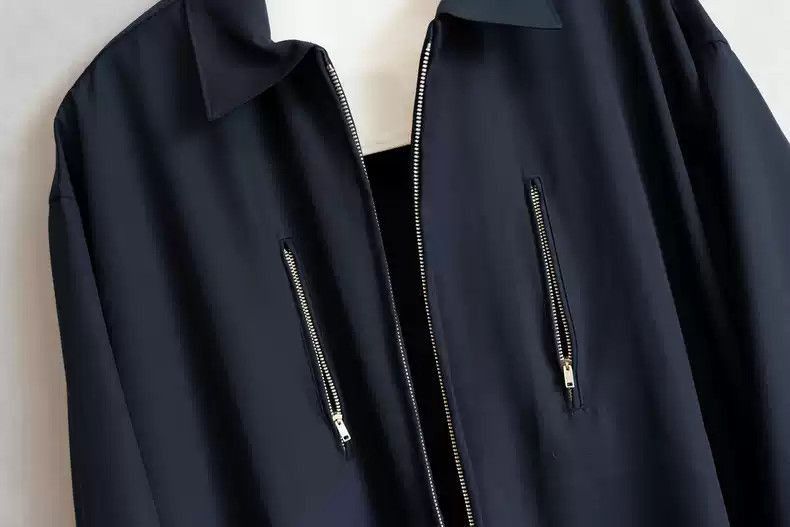 Yohji Yamamoto Yohji Yamamoto Yohji Yamamoto 91AW Show style zippered jac Size US M / EU 48-50 / 2 - 3 Thumbnail