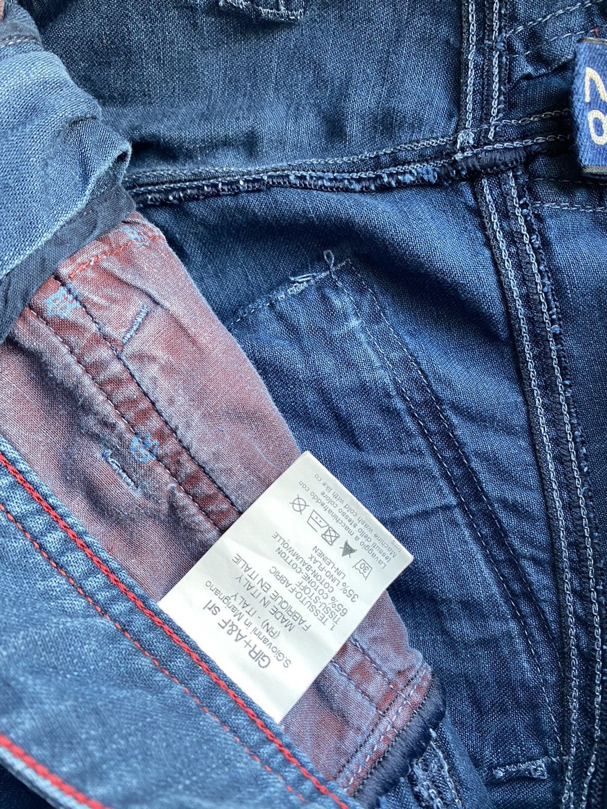 Marithe + Francois Girbaud 90s Marithe Francois Girbaud Flare Bottom Womens Jeans Size 28" / US 6 / IT 42 - 8 Thumbnail