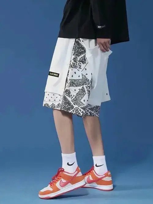 Japanese Brand Basketball Short Homme Paisley Summer Size US 34 / EU 50 - 7 Thumbnail
