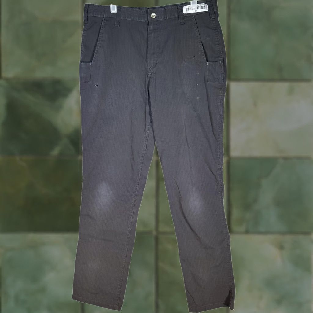 Carhartt VINTAGE Carhartt Pants Mens 34x34 Gray Ripstop Relaxed Fit Workwear Cargo 34x34 Mens Size US 34 / EU 50 - 1 Thumbnail