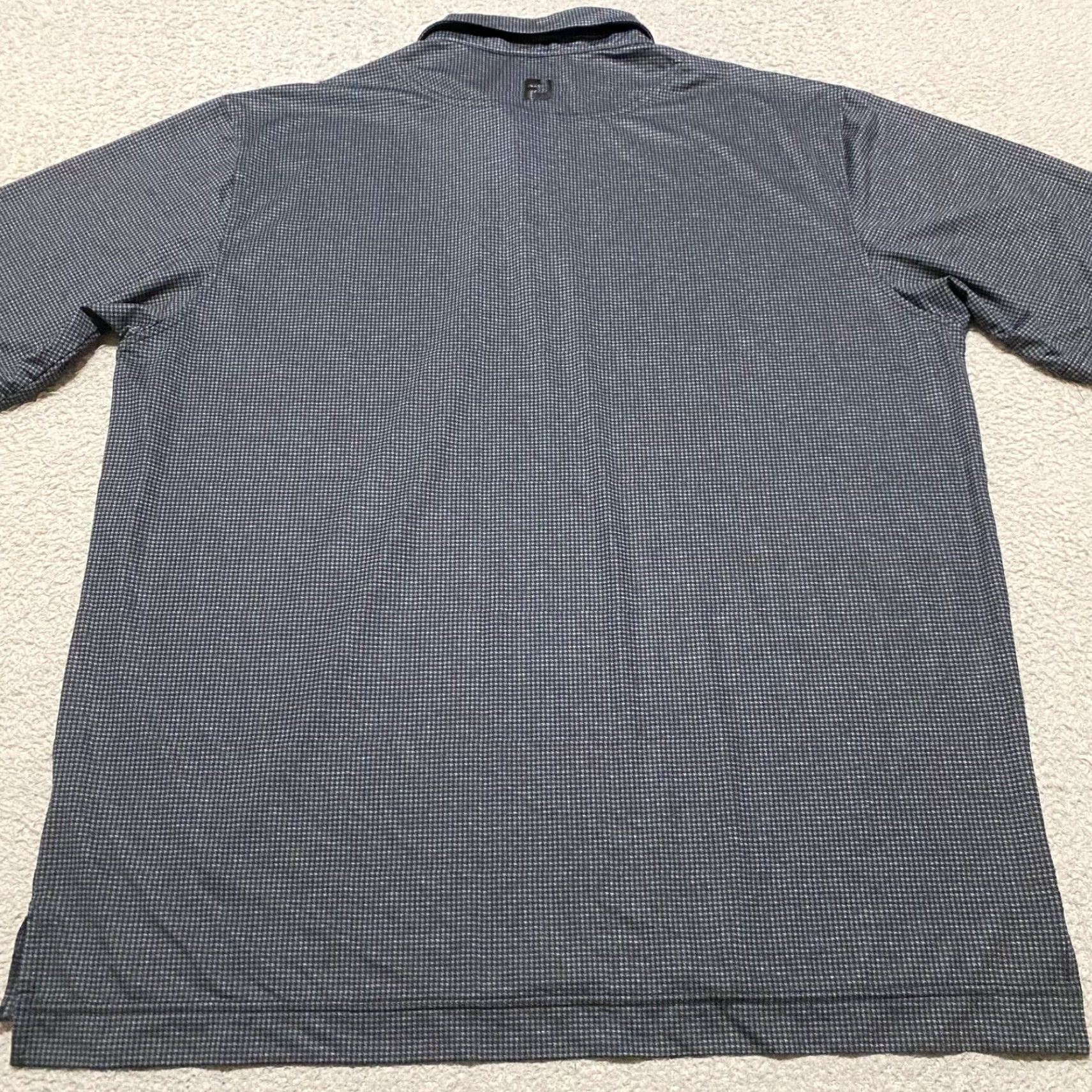 Footjoy FootJoy Mens Polo Golf Shirt Gray Plaid Short Sleeve Athletic Polyester XL Shirt Mens Golf Shirt Gray Plaid Short Sleeve FootJoy Polo Size US XL / EU 56 / 4 - 2 Thumbnail