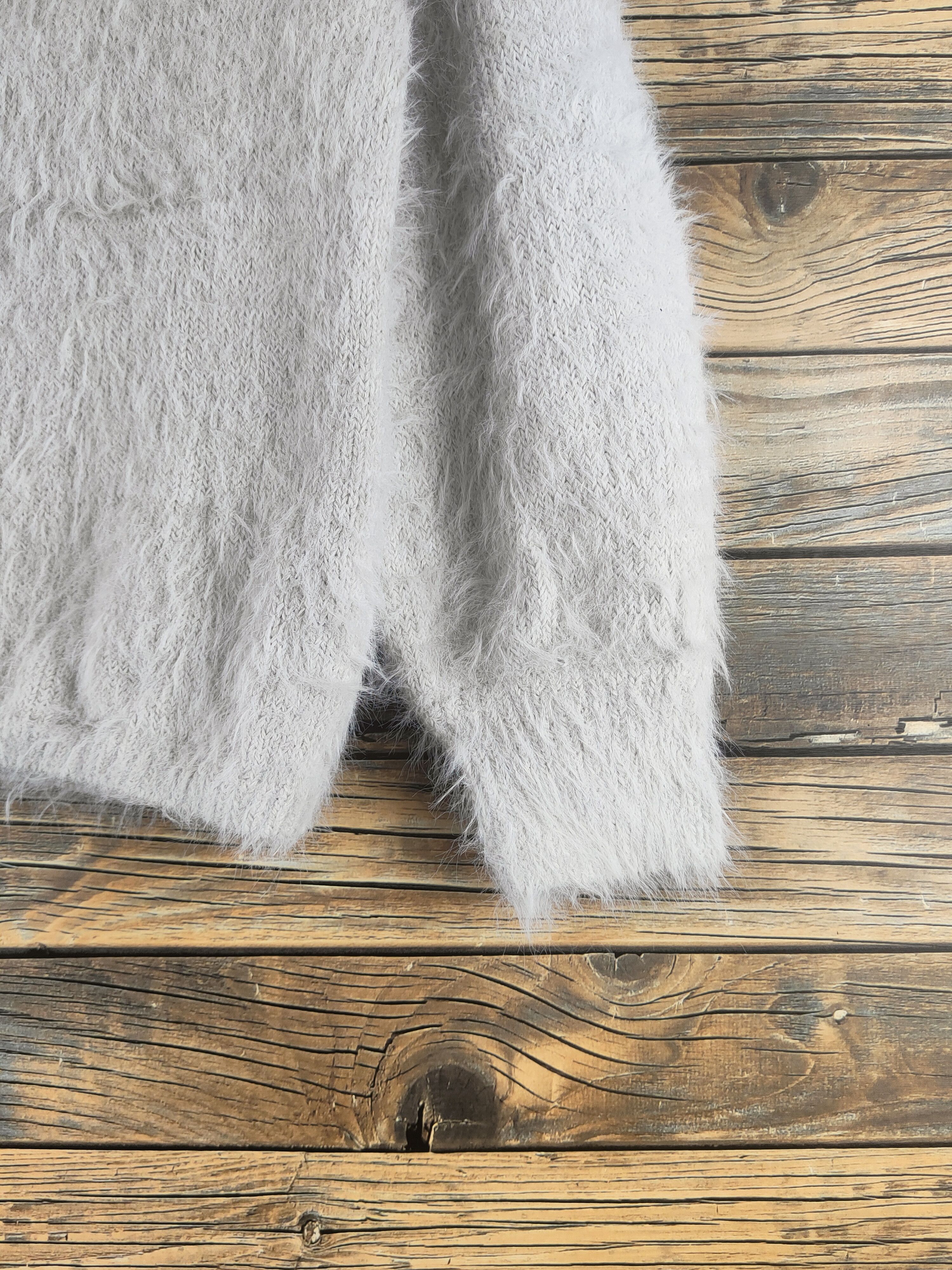 Japanese Brand DL Glacier Gray Fur Mohair Knitwear #46-506 Size M / US 6-8 / IT 42-44 - 6 Thumbnail